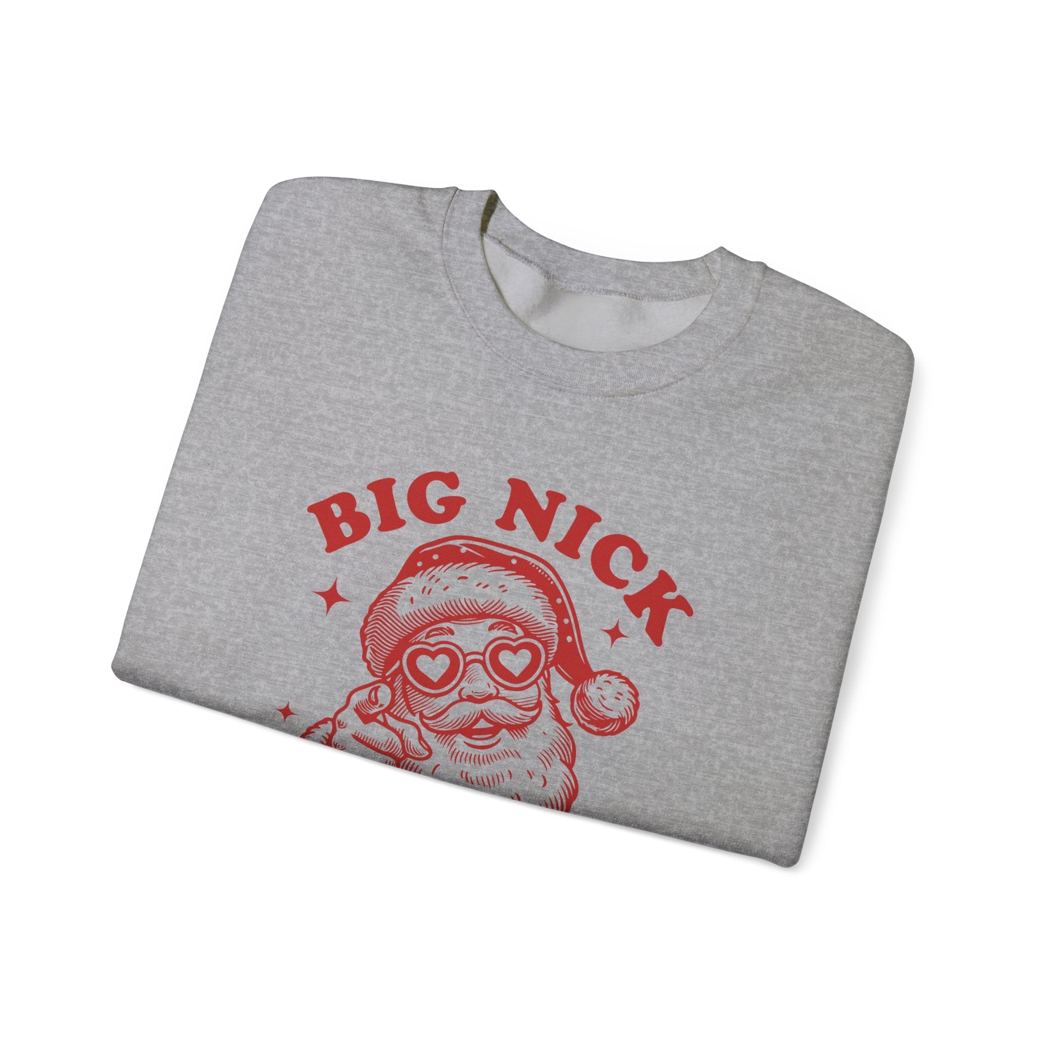 Big Nick Energy Christmas Shirt, Funny Santa Sweatshirt by PopCultureByDesign36