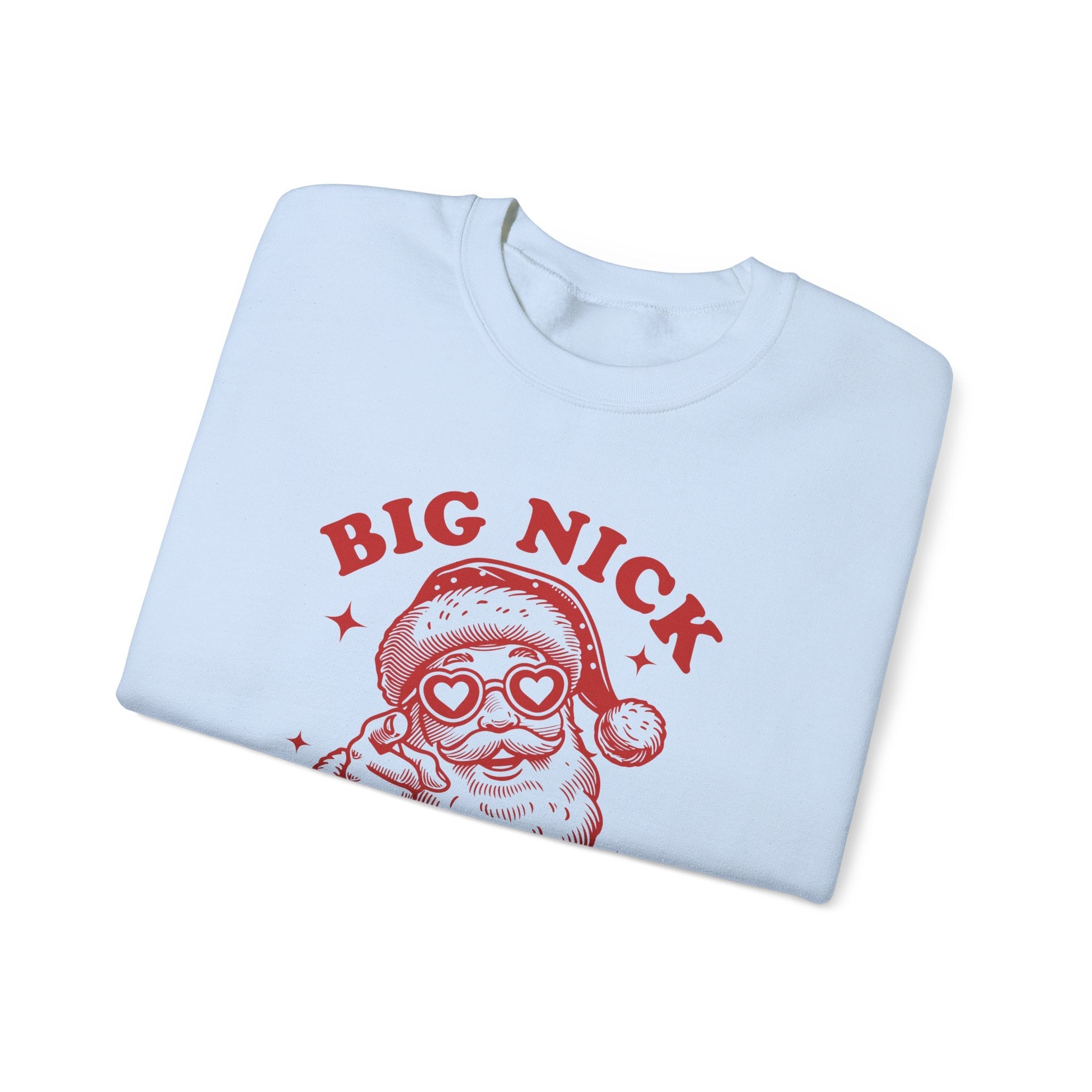 Big Nick Energy Christmas Shirt, Funny Santa Sweatshirt by PopCultureByDesign36