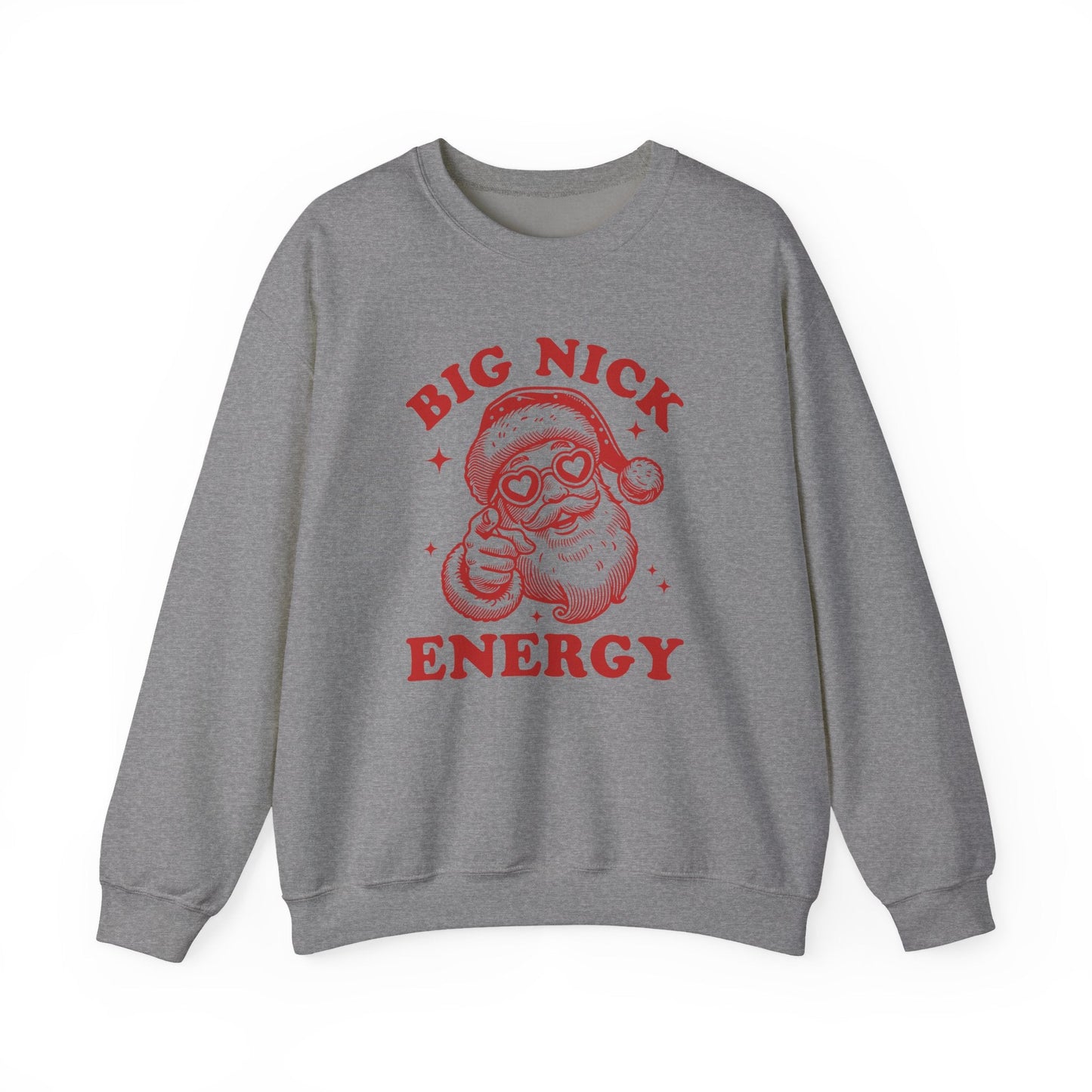Big Nick Energy Christmas Shirt, Funny Santa Sweatshirt - Popbydesign