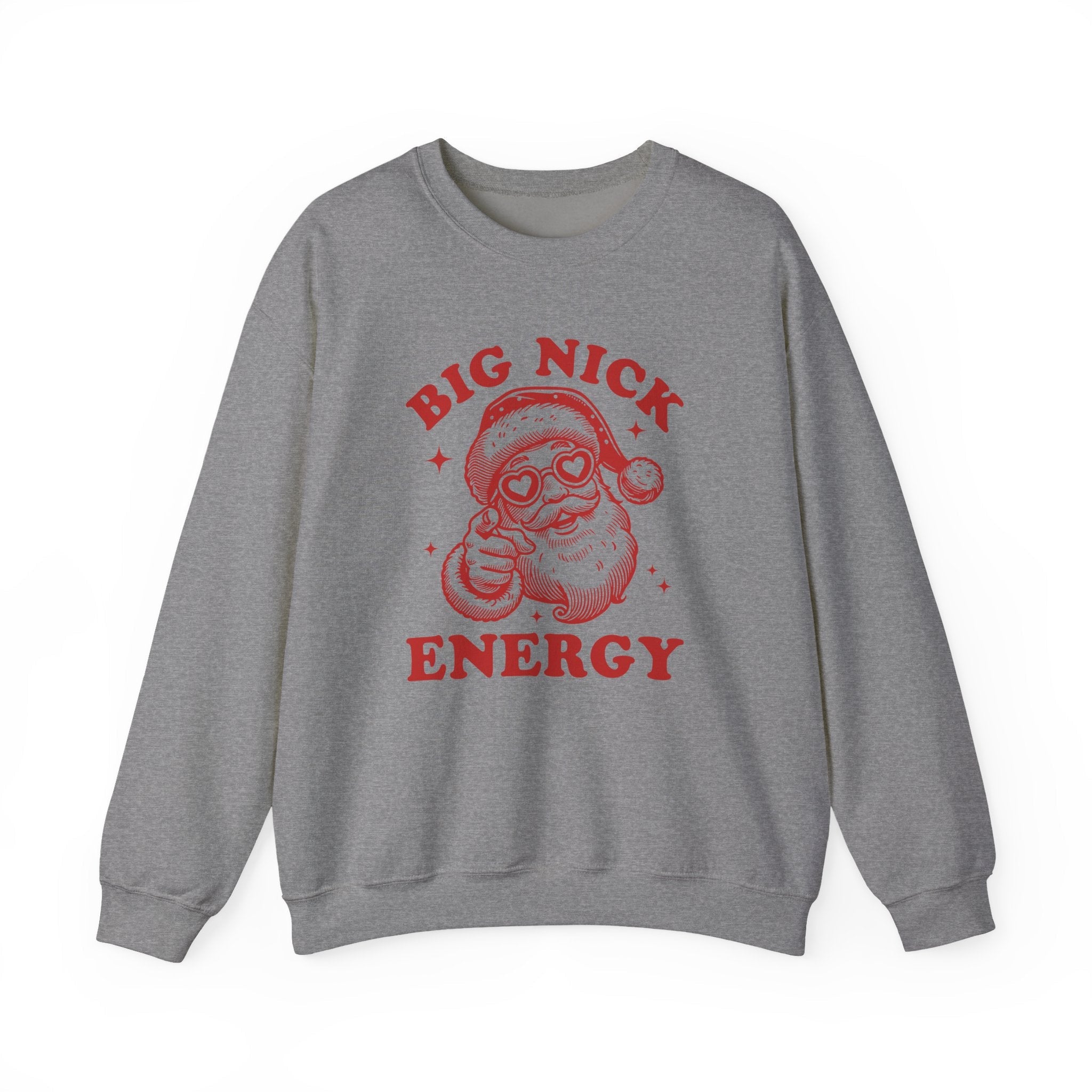 Big Nick Energy Christmas Shirt, Funny Santa Sweatshirt by PopCultureByDesign36