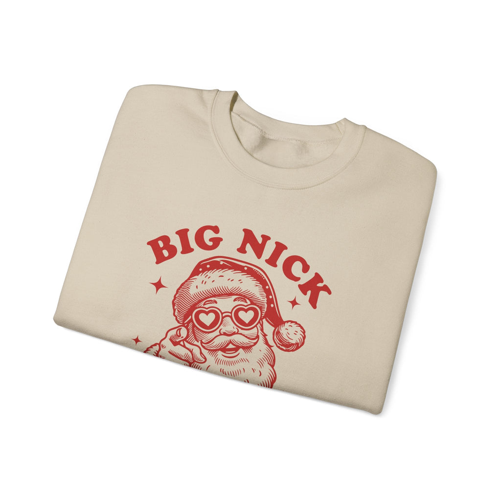 Big Nick Energy Christmas Shirt, Funny Santa Sweatshirt by PopCultureByDesign36