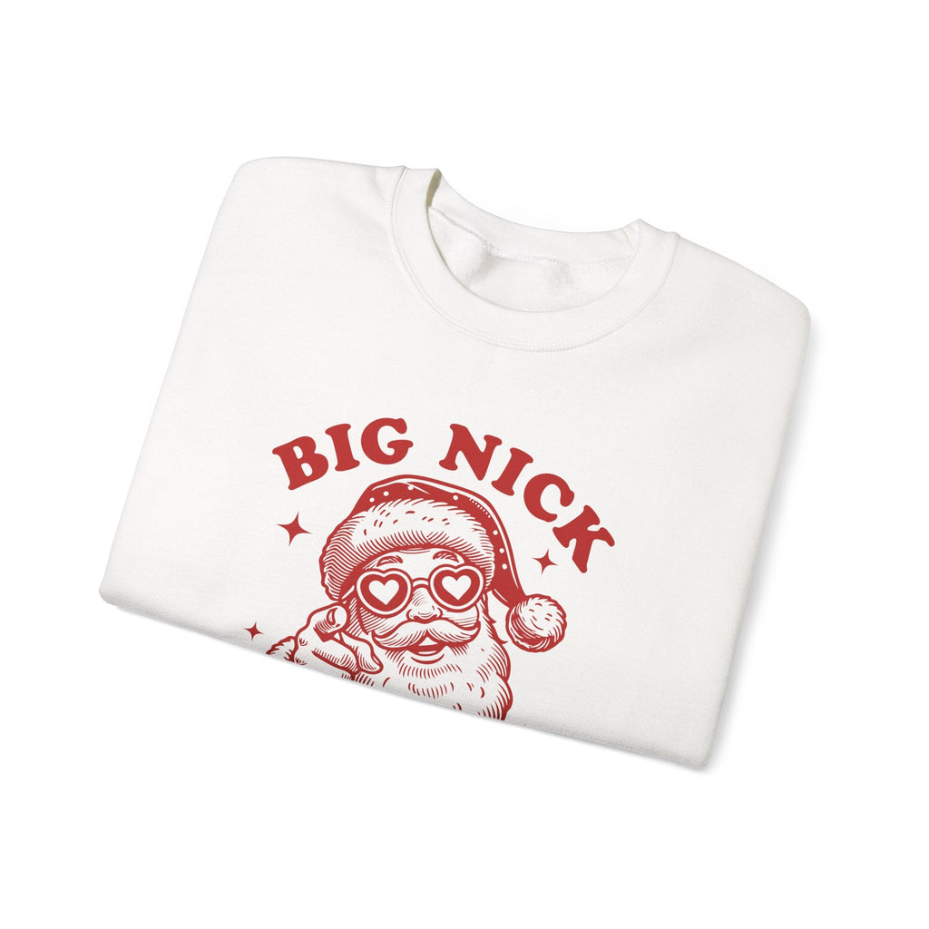 Big Nick Energy Christmas Shirt, Funny Santa Sweatshirt by PopCultureByDesign36