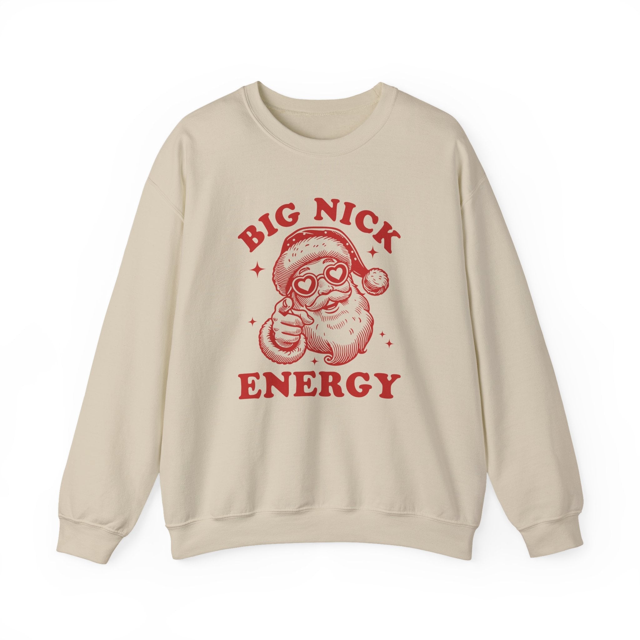 Big Nick Energy Christmas Shirt, Funny Santa Sweatshirt by PopCultureByDesign36