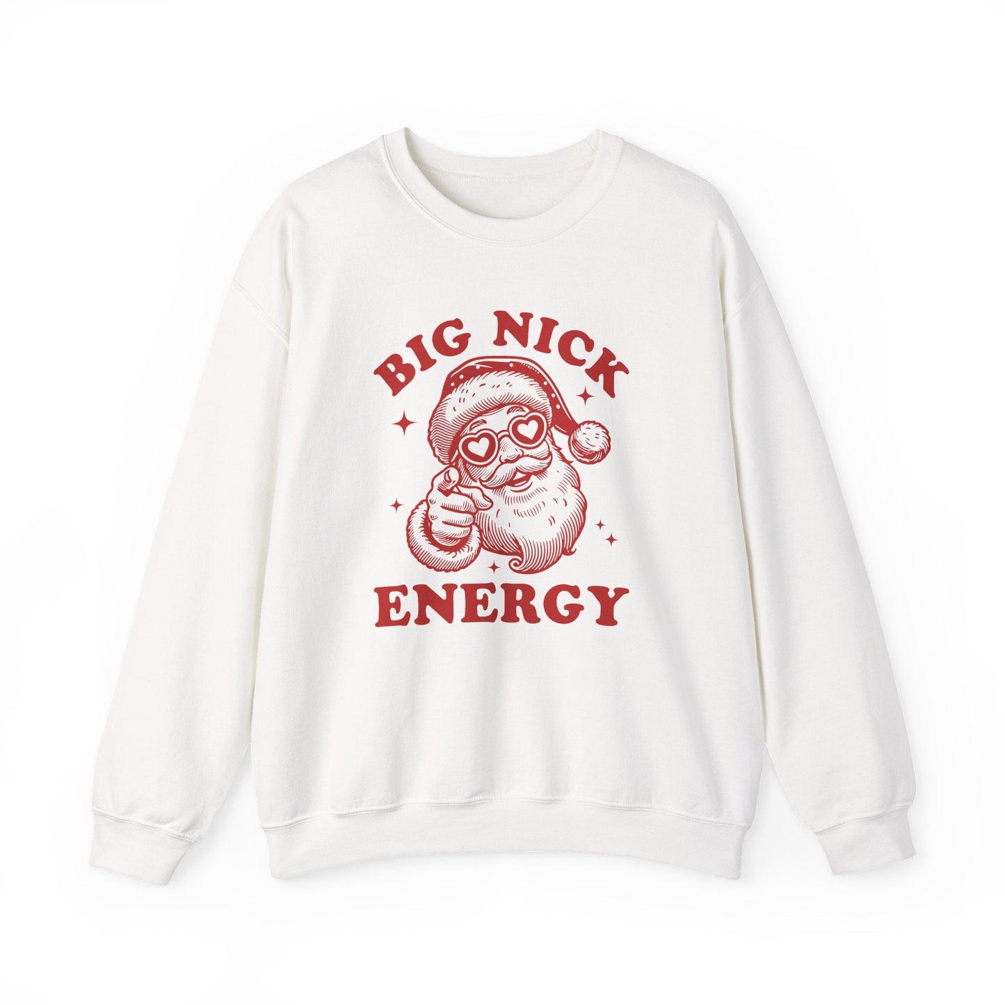 Big Nick Energy Christmas Shirt, Funny Santa Sweatshirt - Popbydesign