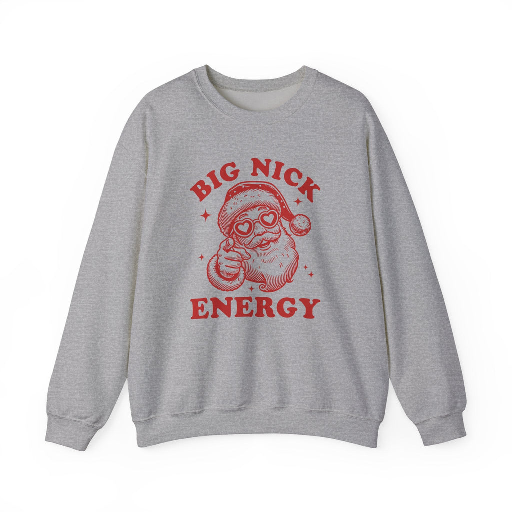 Big Nick Energy Christmas Shirt, Funny Santa Sweatshirt by PopCultureByDesign36