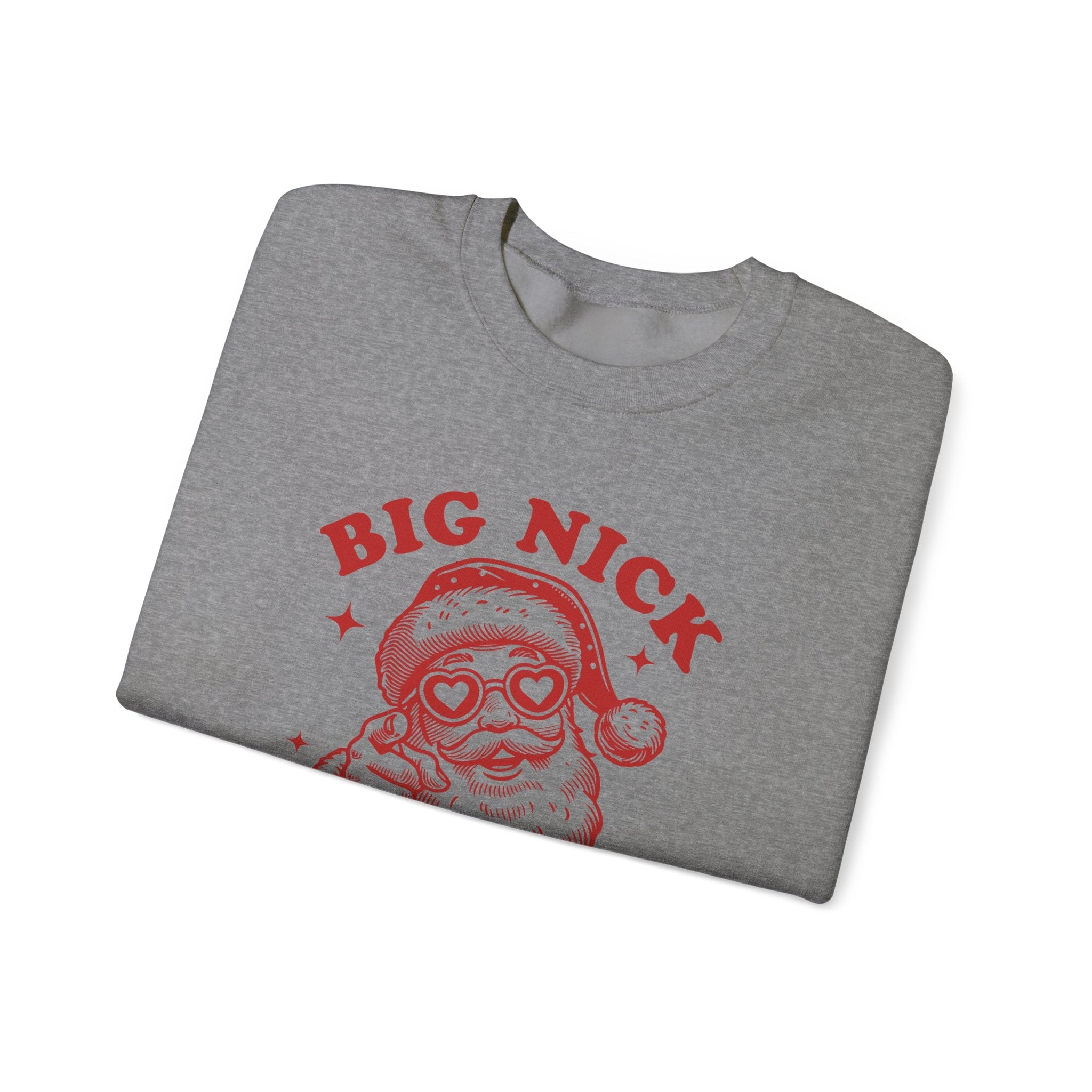 Big Nick Energy Christmas Shirt, Funny Santa Sweatshirt by PopCultureByDesign36