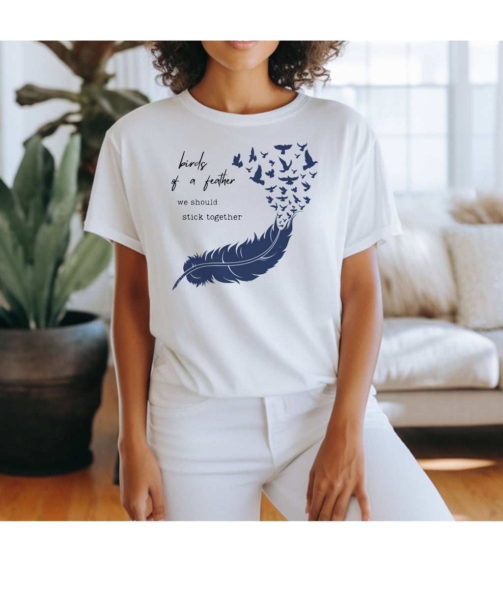 Birds From Feather Shirt, Bird Lovers Shirt, Bird Lovers Gift Tee by PopCultureByDesign36
