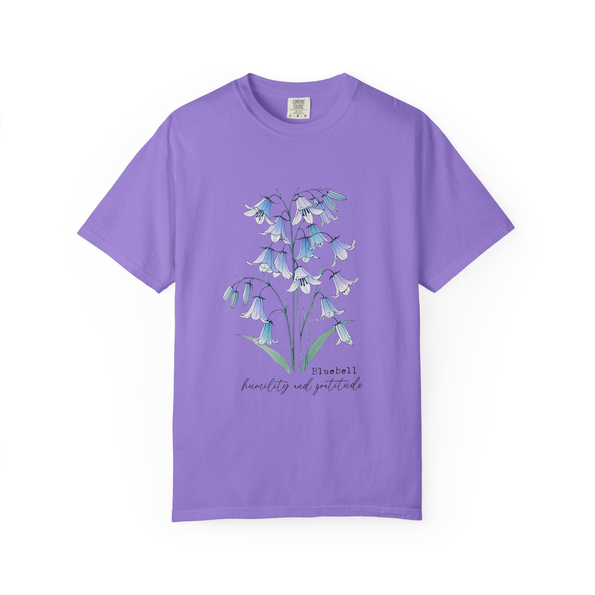 Bluebells Kindness Shirt, Bluebells Floral Shirt, Flower Tee - Popbydesign
