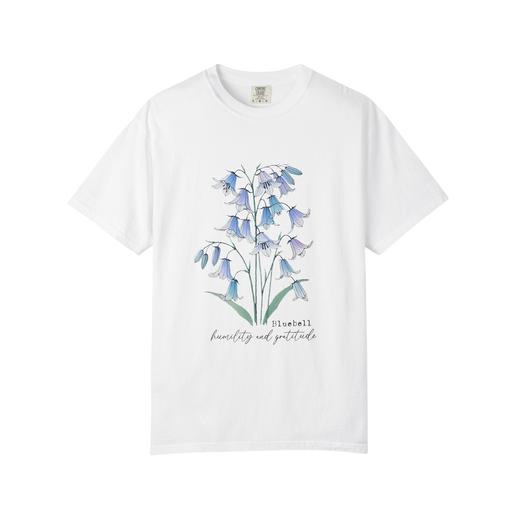 Bluebells Kindness Shirt, Bluebells Floral Shirt, Flower Tee by PopCultureByDesign36