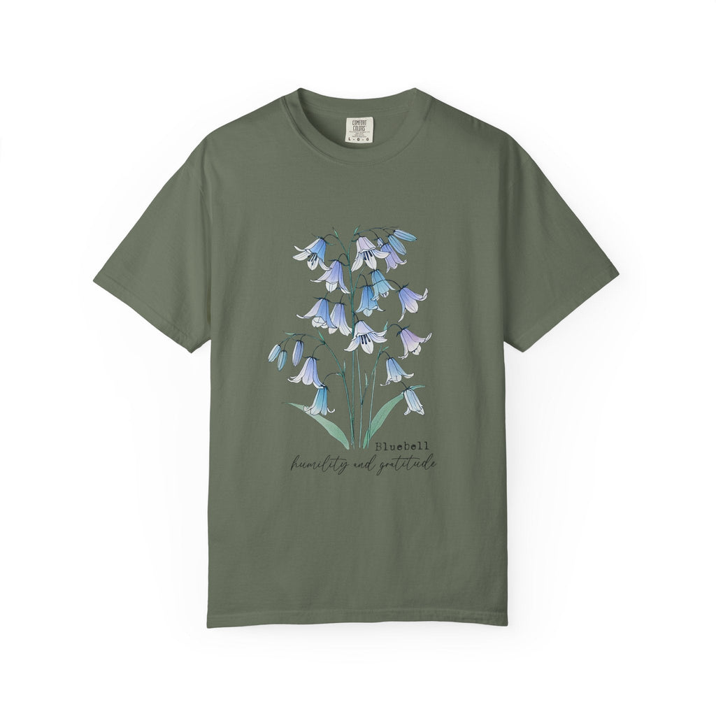 Bluebells Kindness Shirt, Bluebells Floral Shirt, Flower Tee by PopCultureByDesign36
