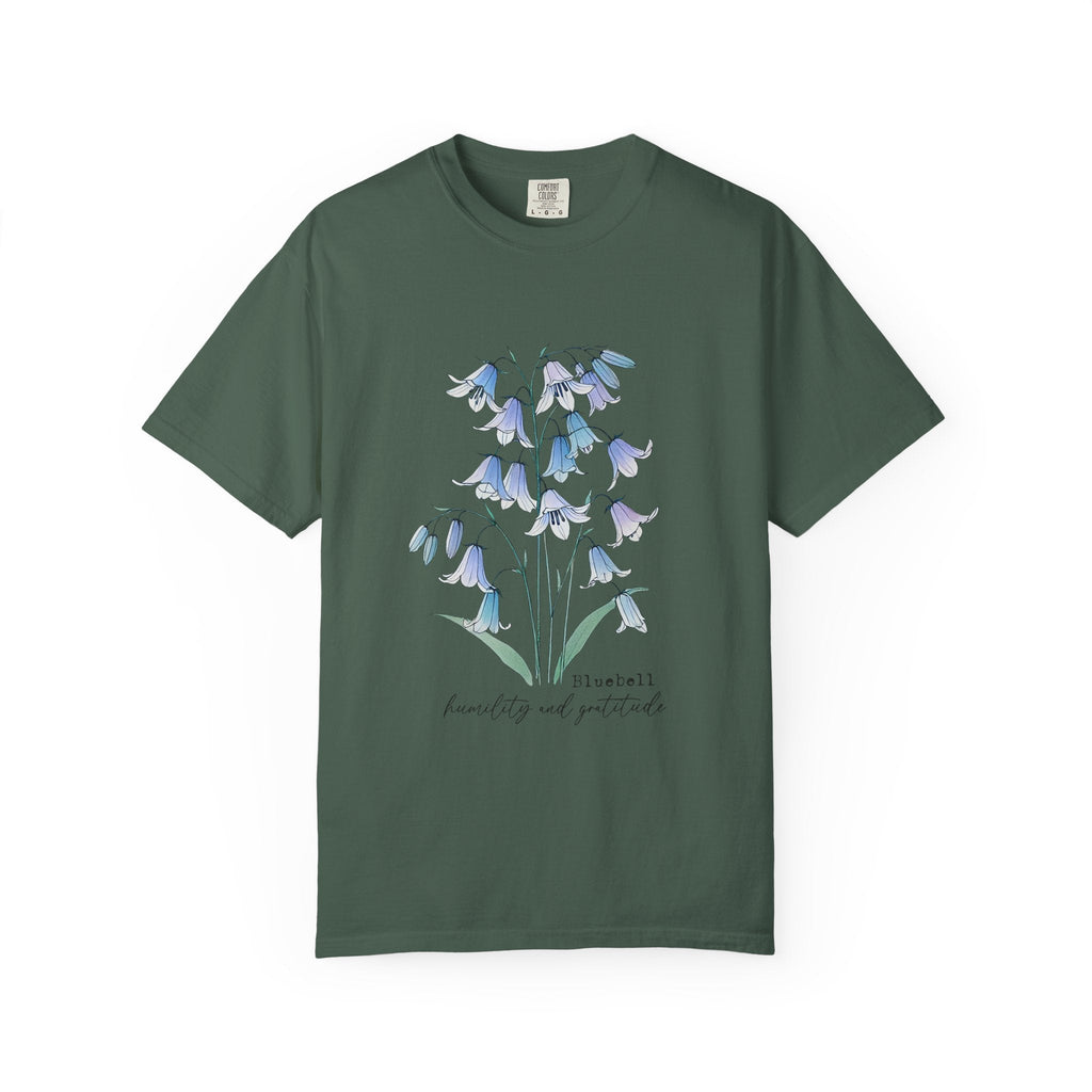 Bluebells Kindness Shirt, Bluebells Floral Shirt, Flower Tee by PopCultureByDesign36