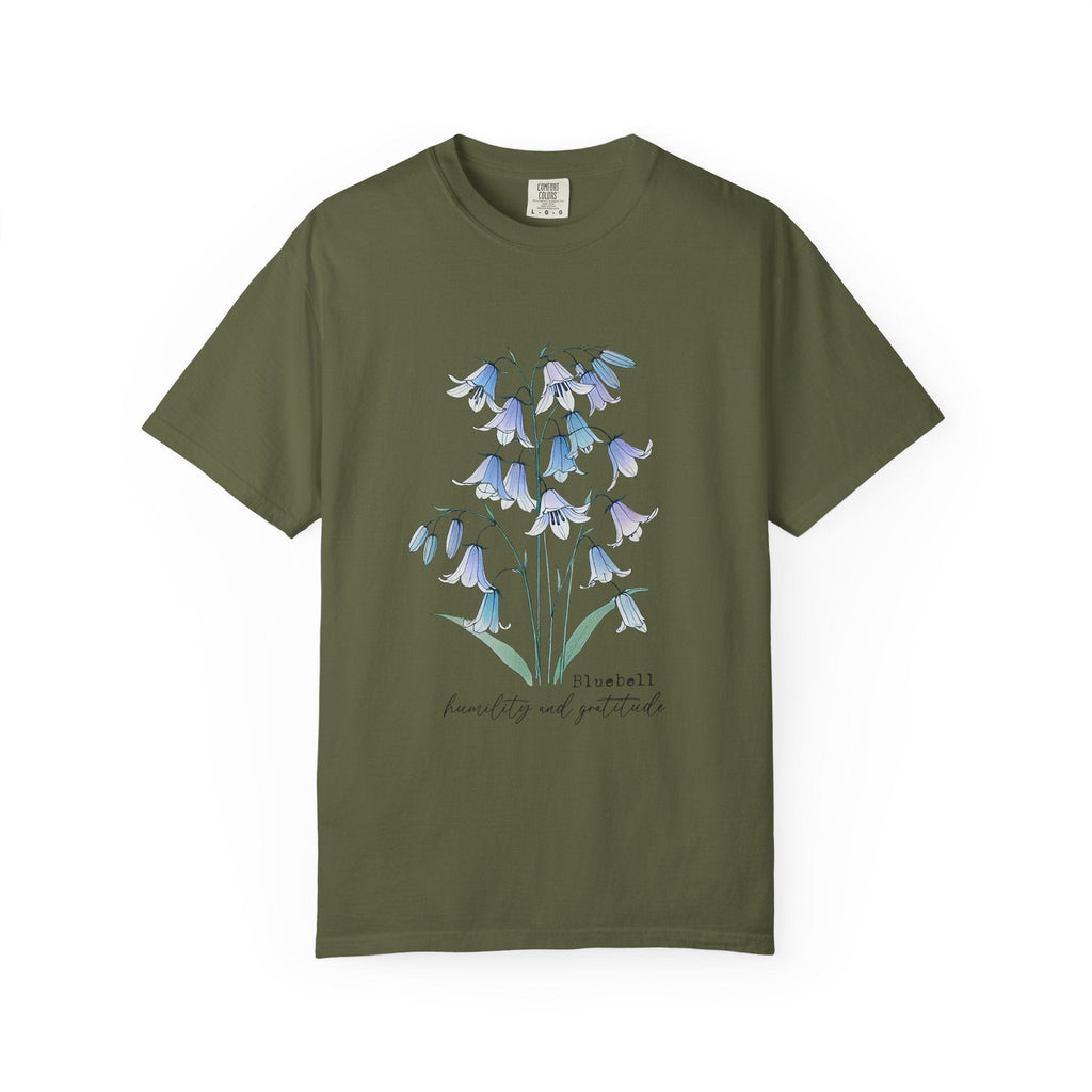 Bluebells Kindness Shirt, Bluebells Floral Shirt, Flower Tee by PopCultureByDesign36