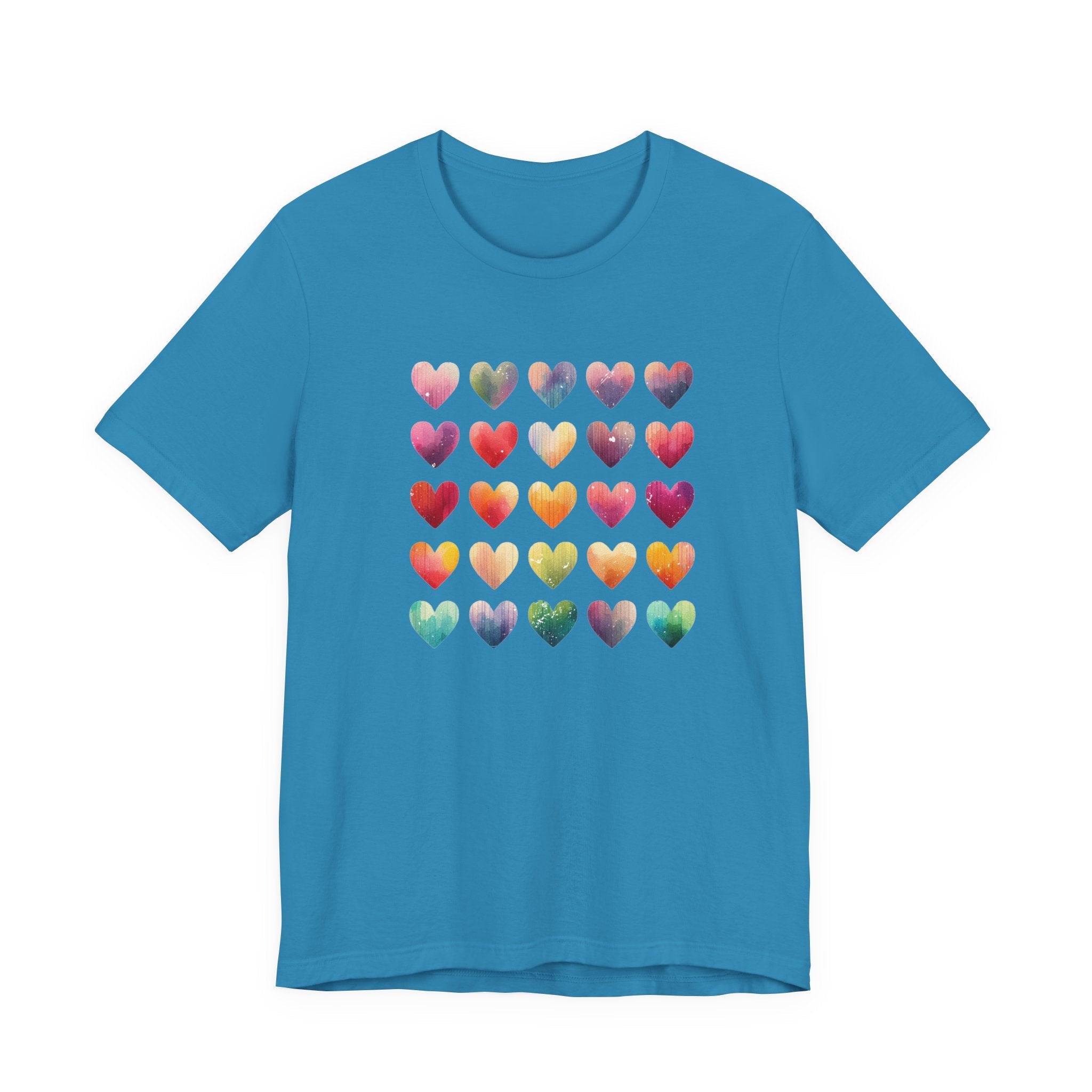 Boho Artsy Shirt, Watercolor Tee, Watercolor Heart Tee by PopCultureByDesign36