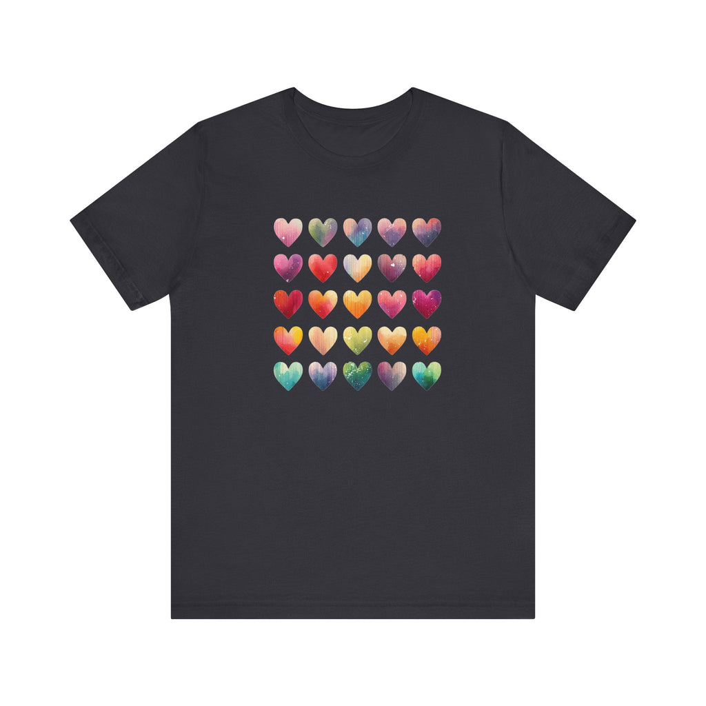 Boho Artsy Shirt, Watercolor Tee, Watercolor Heart Tee by PopCultureByDesign36