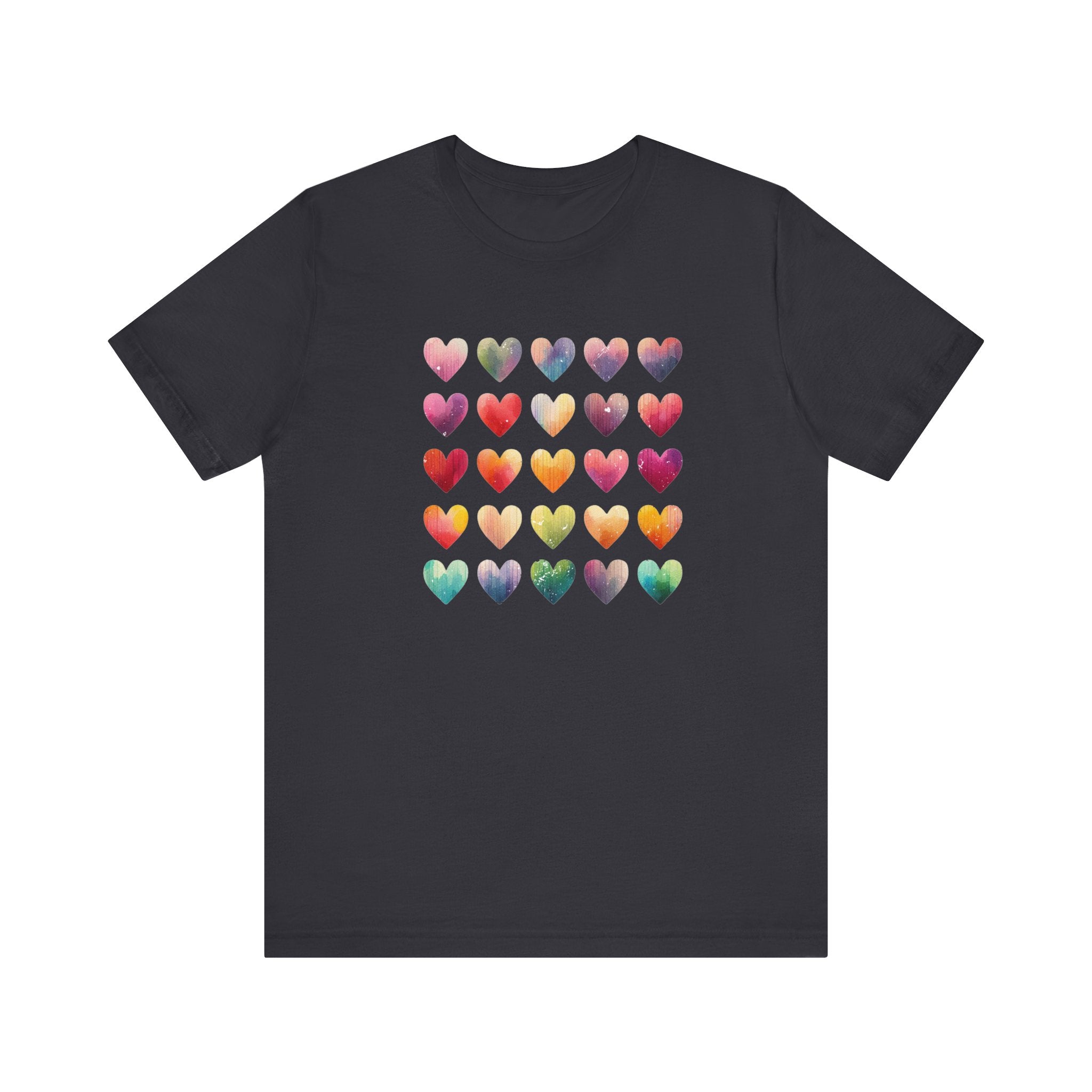 Boho Artsy Shirt, Watercolor Tee, Watercolor Heart Tee by PopCultureByDesign36