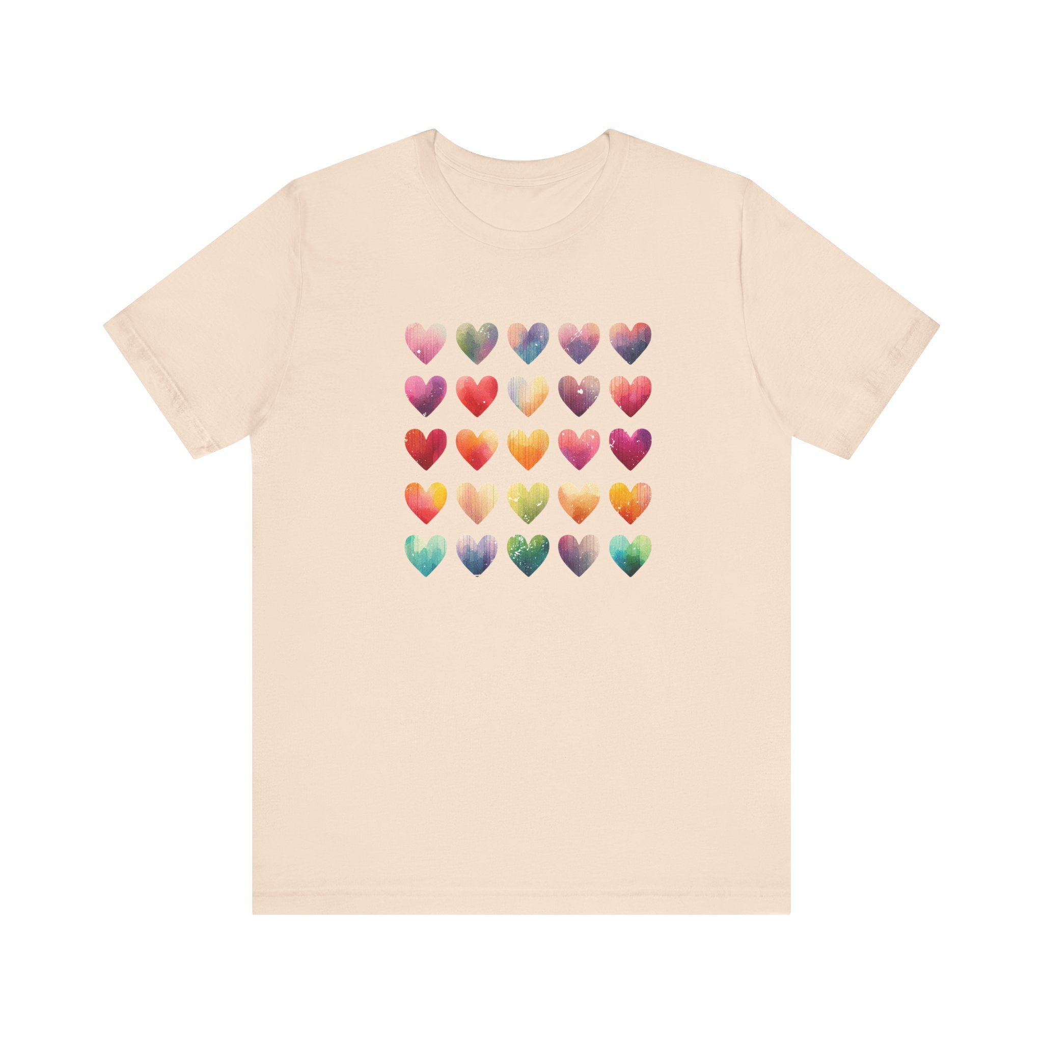Boho Artsy Shirt, Watercolor Tee, Watercolor Heart Tee by PopCultureByDesign36