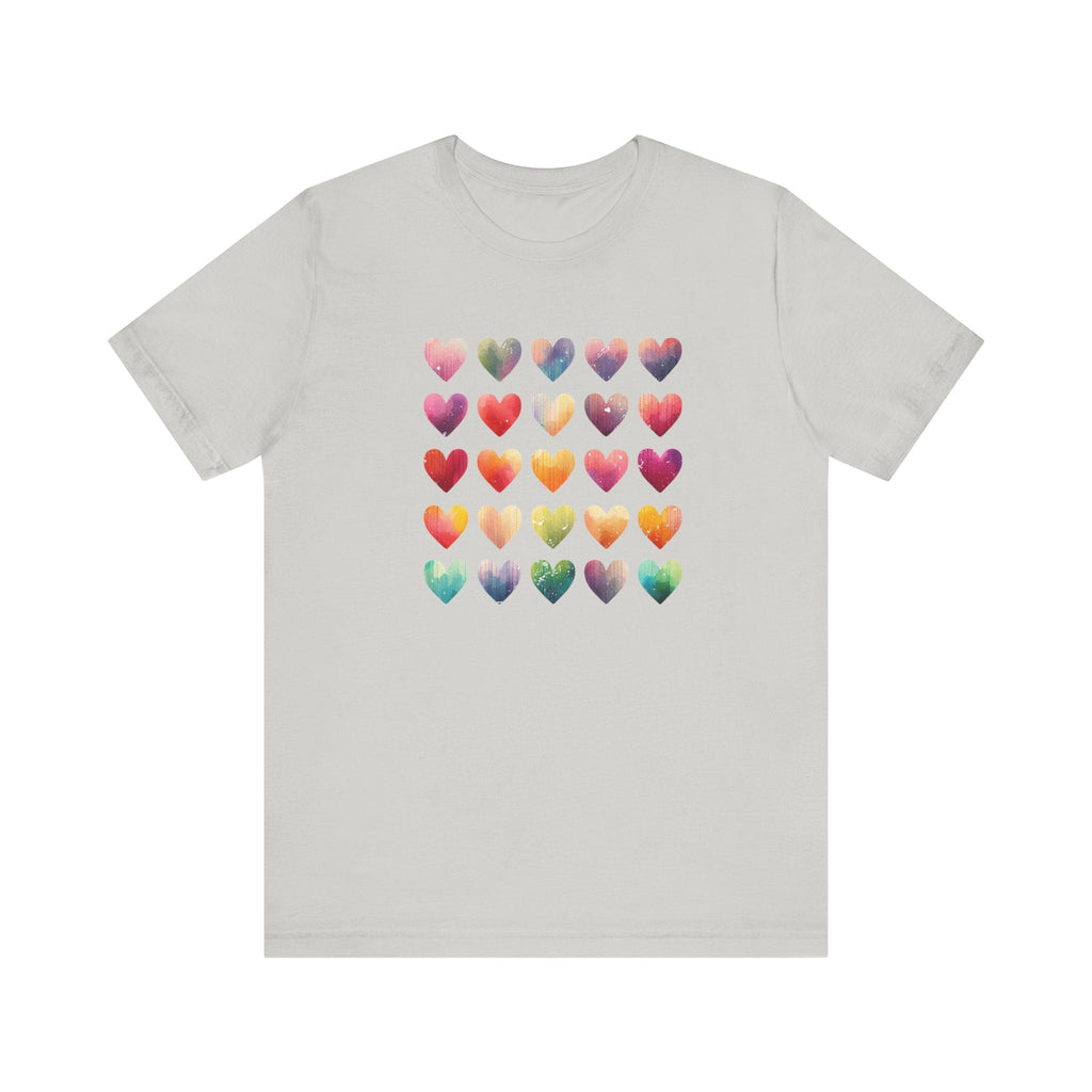 Boho Artsy Shirt, Watercolor Tee, Watercolor Heart Tee by PopCultureByDesign36