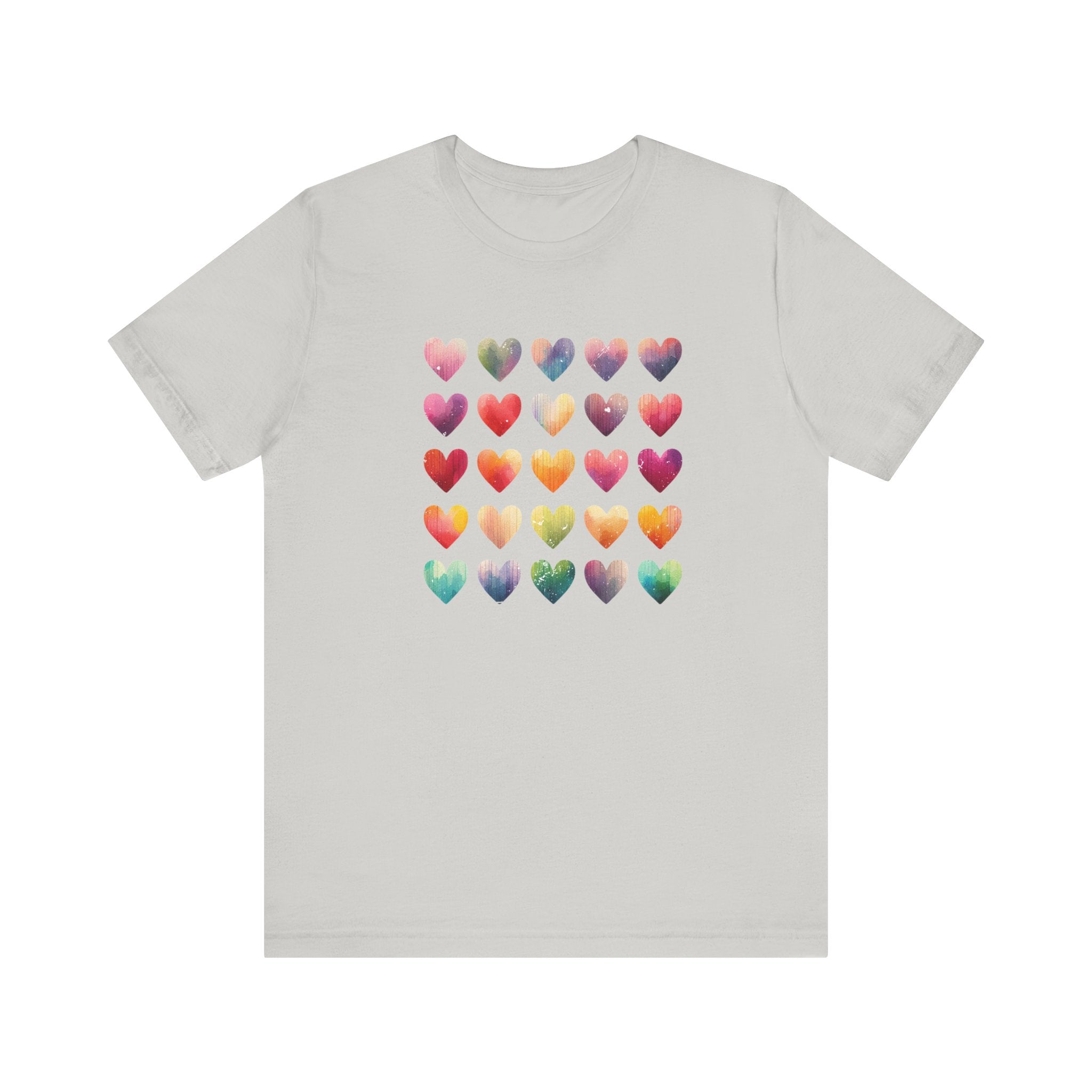 Boho Artsy Shirt, Watercolor Tee, Watercolor Heart Tee by PopCultureByDesign36