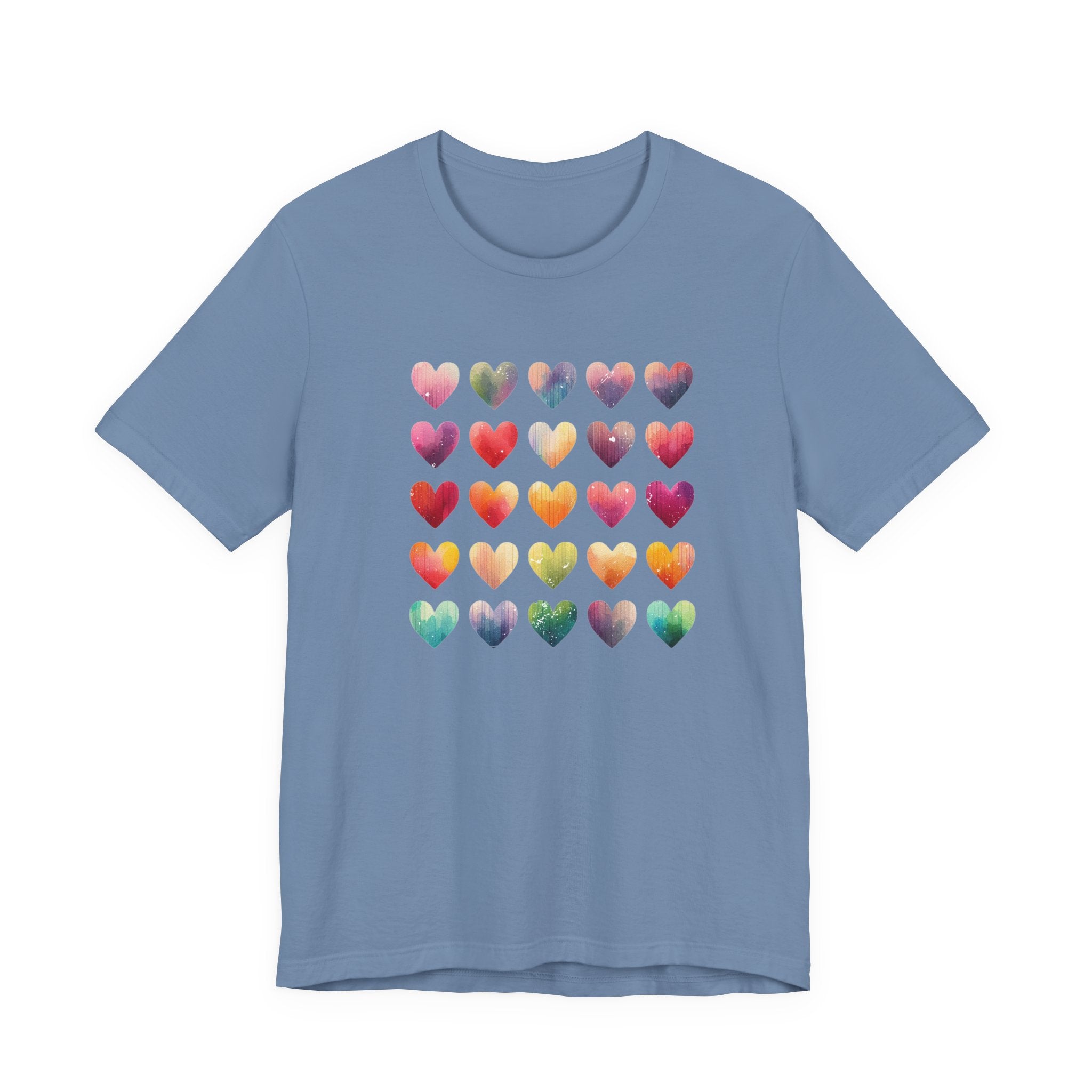 Boho Artsy Shirt, Watercolor Tee, Watercolor Heart Tee by PopCultureByDesign36