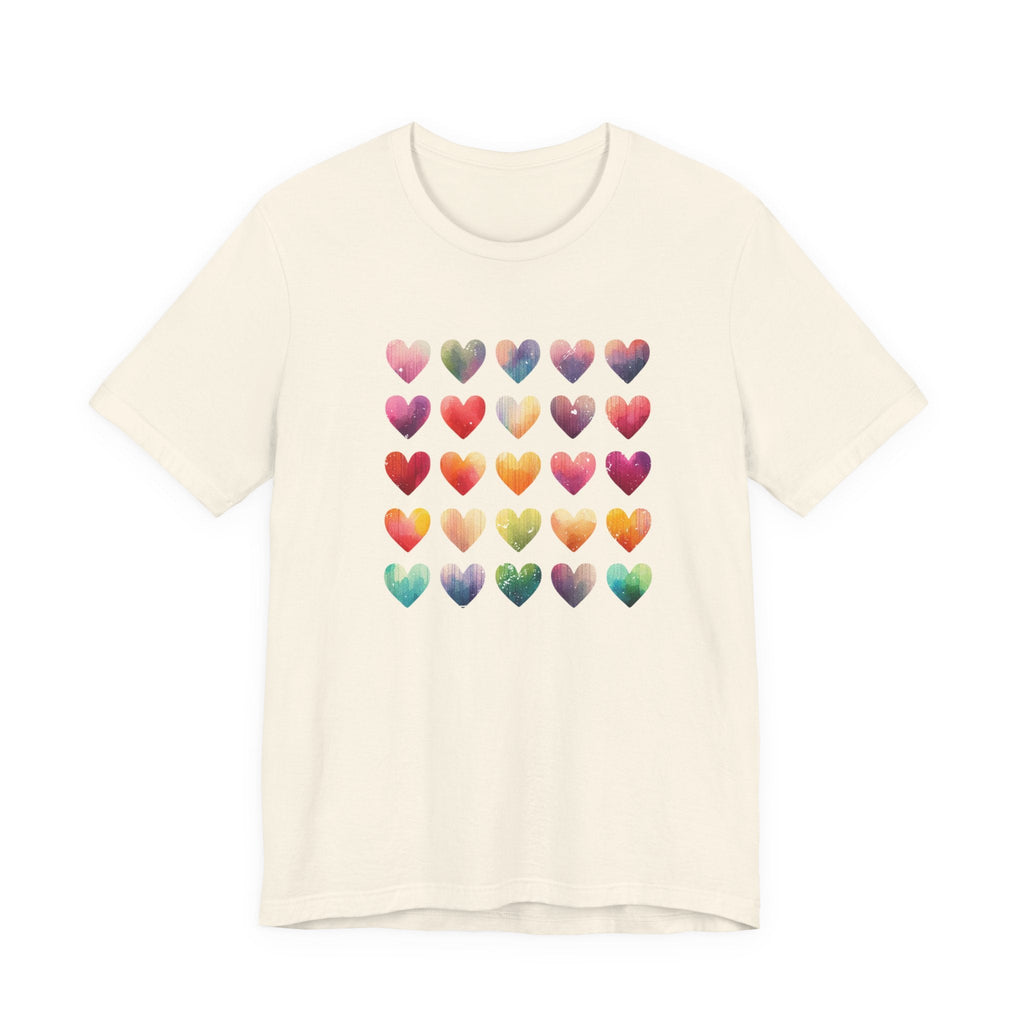 Boho Artsy Shirt, Watercolor Tee, Watercolor Heart Tee by PopCultureByDesign36