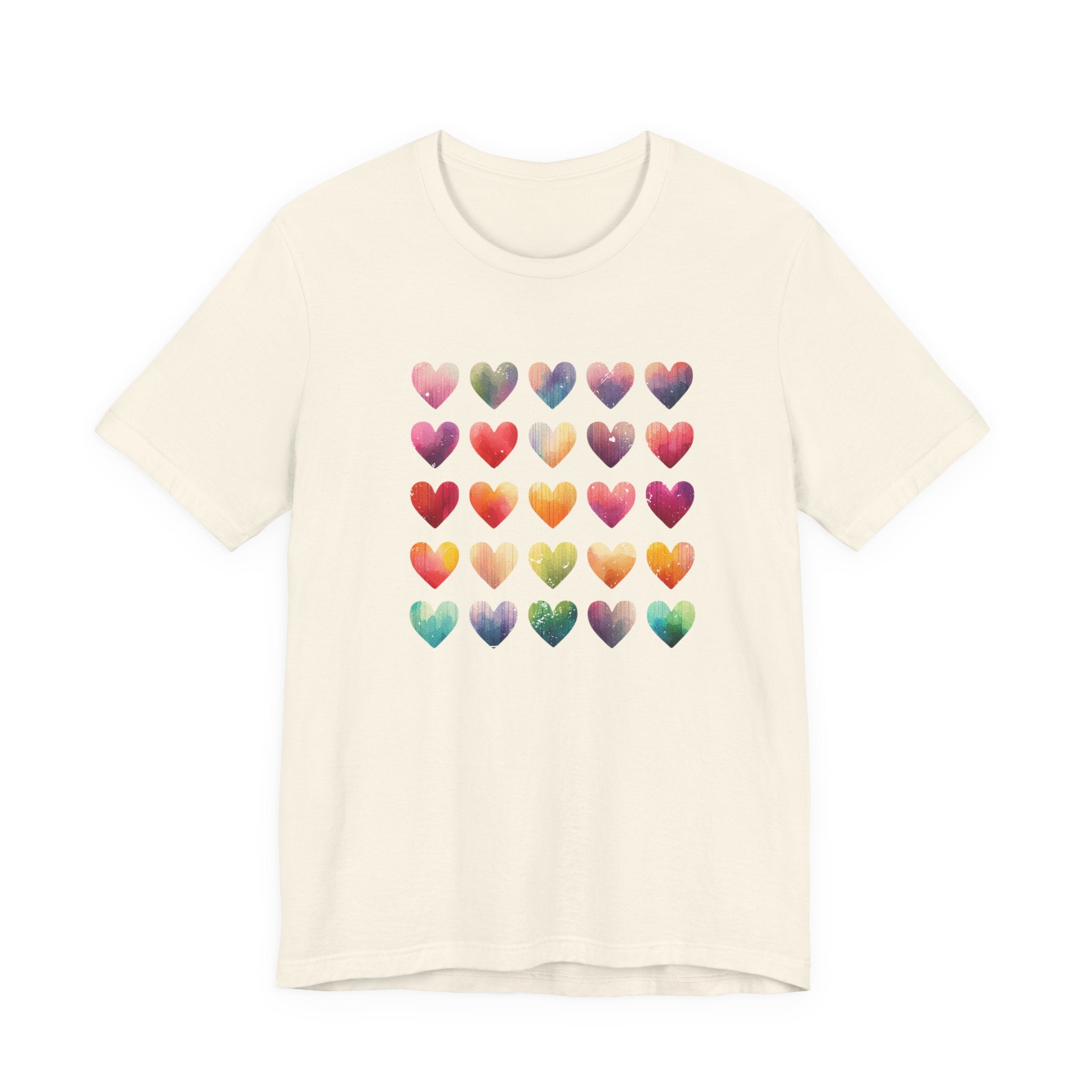 Boho Artsy Shirt, Watercolor Tee, Watercolor Heart Tee by PopCultureByDesign36