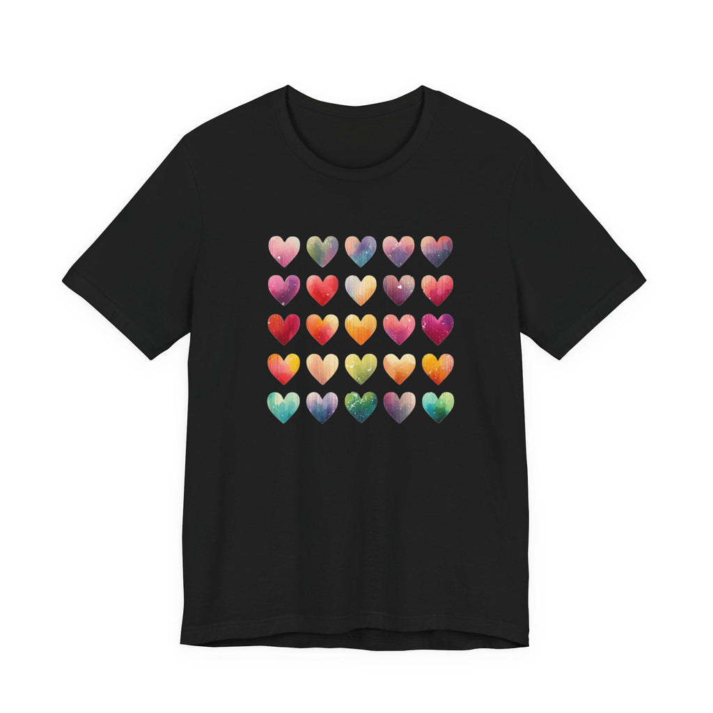 Boho Artsy Shirt, Watercolor Tee, Watercolor Heart Tee by PopCultureByDesign36