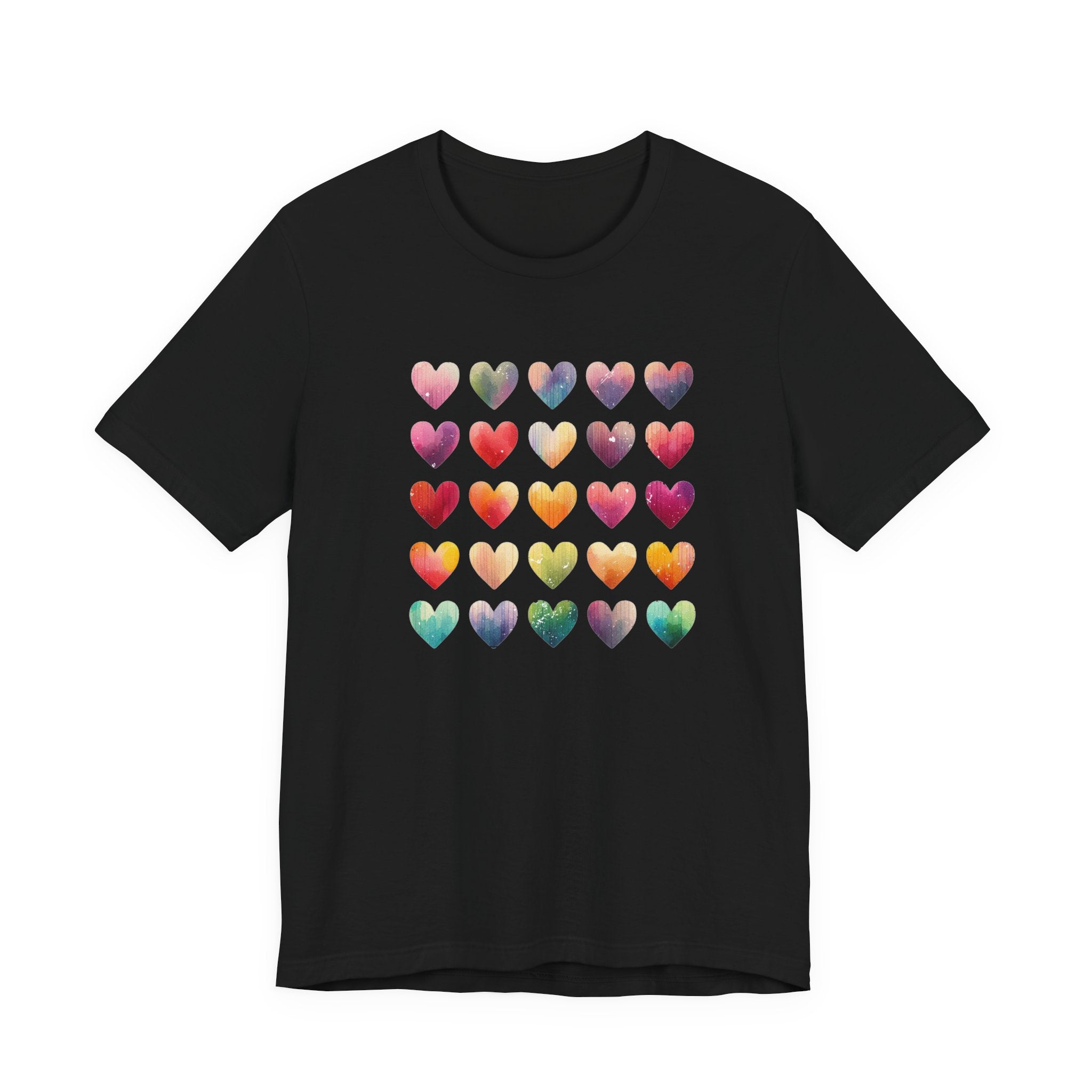 Boho Artsy Shirt, Watercolor Tee, Watercolor Heart Tee by PopCultureByDesign36