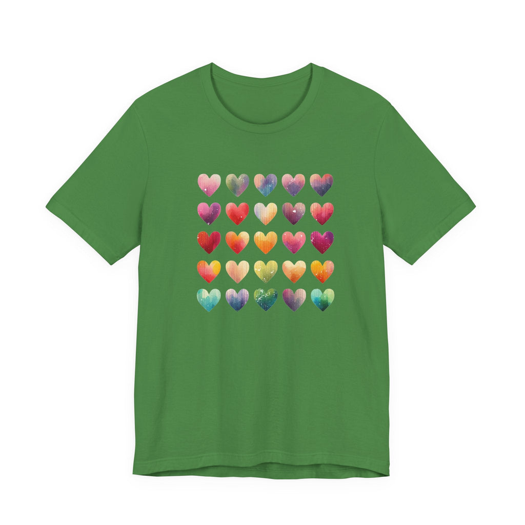 Boho Artsy Shirt, Watercolor Tee, Watercolor Heart Tee by PopCultureByDesign36
