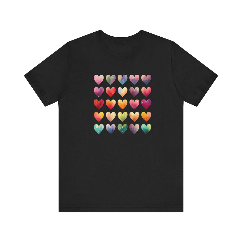 Boho Artsy Shirt, Watercolor Tee, Watercolor Heart Tee by PopCultureByDesign36