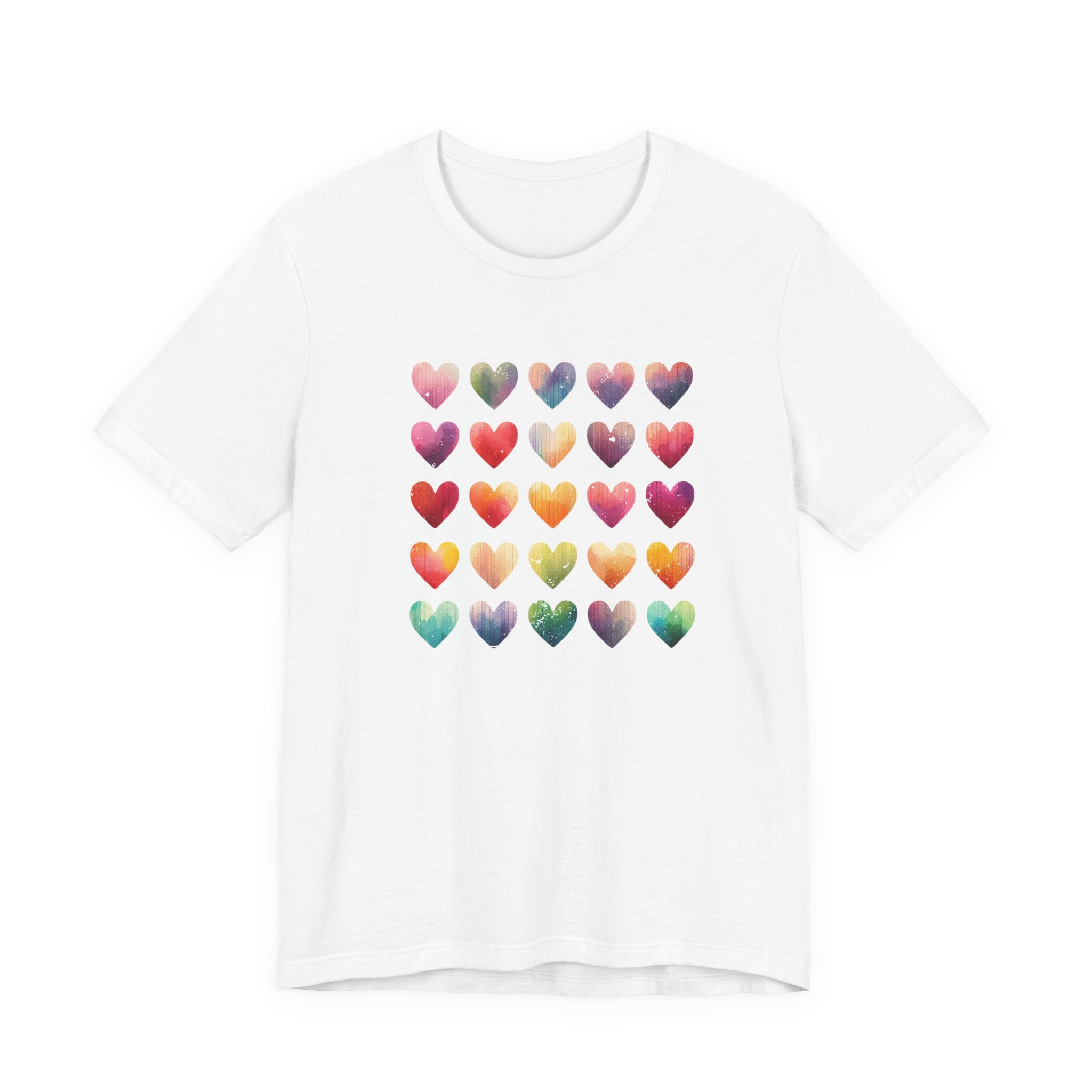 Boho Artsy Shirt, Watercolor Tee, Watercolor Heart Tee by PopCultureByDesign36
