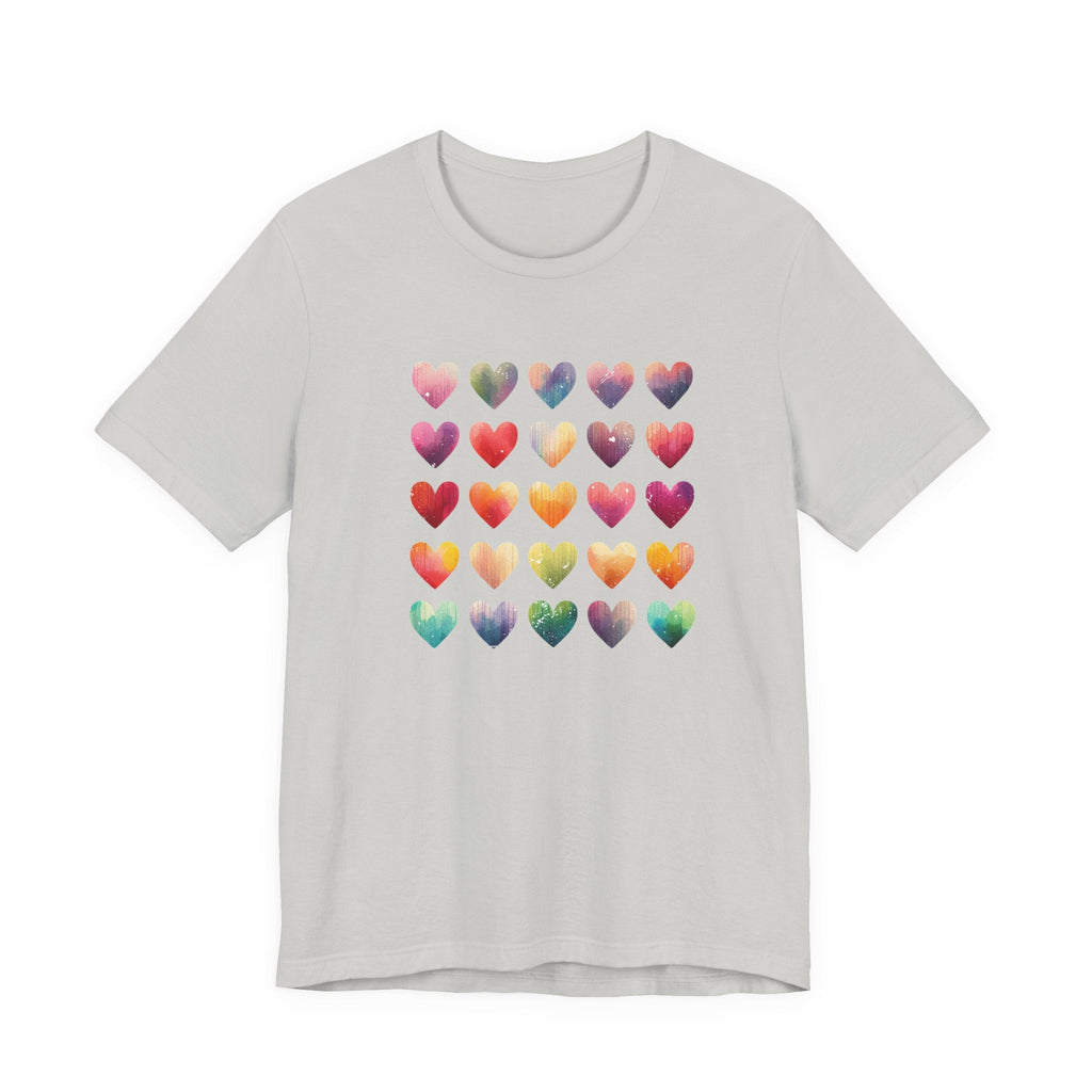 Boho Artsy Shirt, Watercolor Tee, Watercolor Heart Tee by PopCultureByDesign36