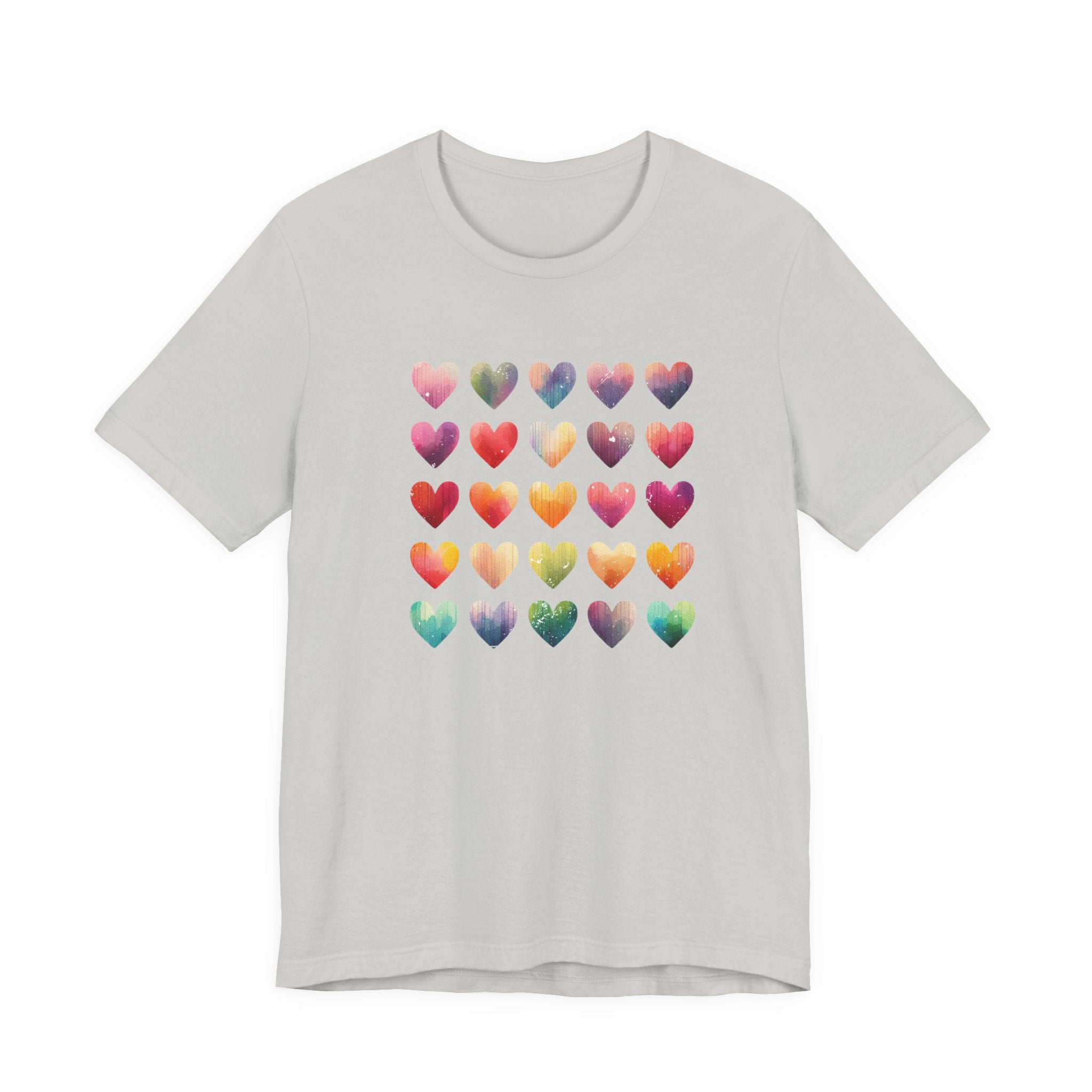 Boho Artsy Shirt, Watercolor Tee, Watercolor Heart Tee by PopCultureByDesign36