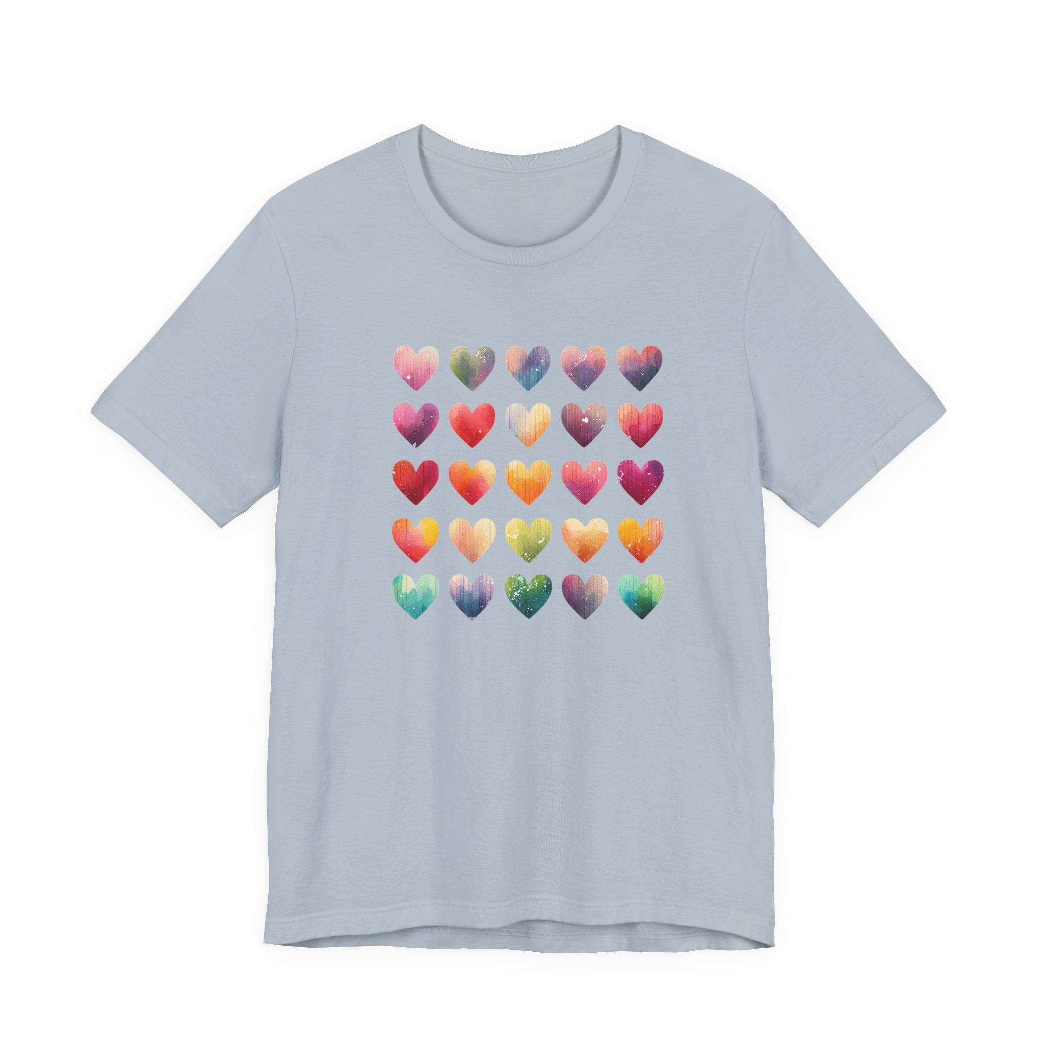 Boho Artsy Shirt, Watercolor Tee, Watercolor Heart Tee by PopCultureByDesign36