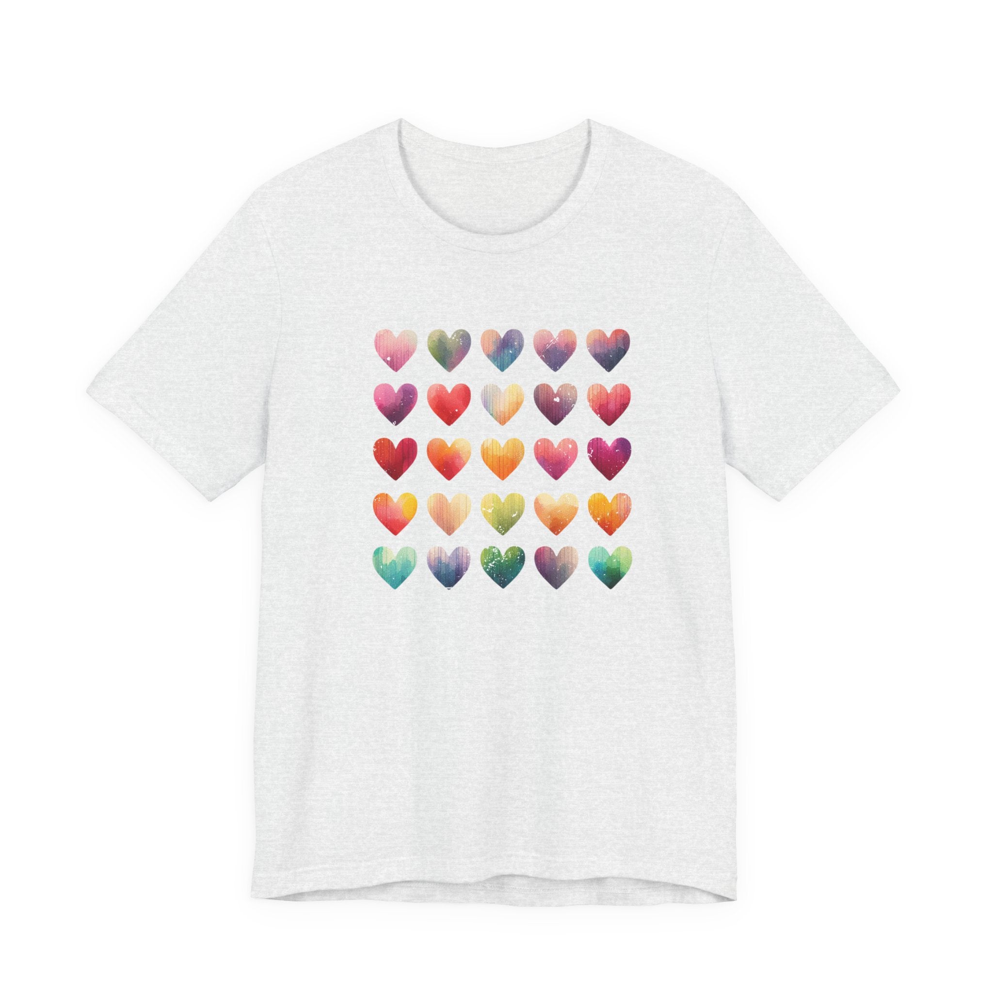 Boho Artsy Shirt, Watercolor Tee, Watercolor Heart Tee by PopCultureByDesign36