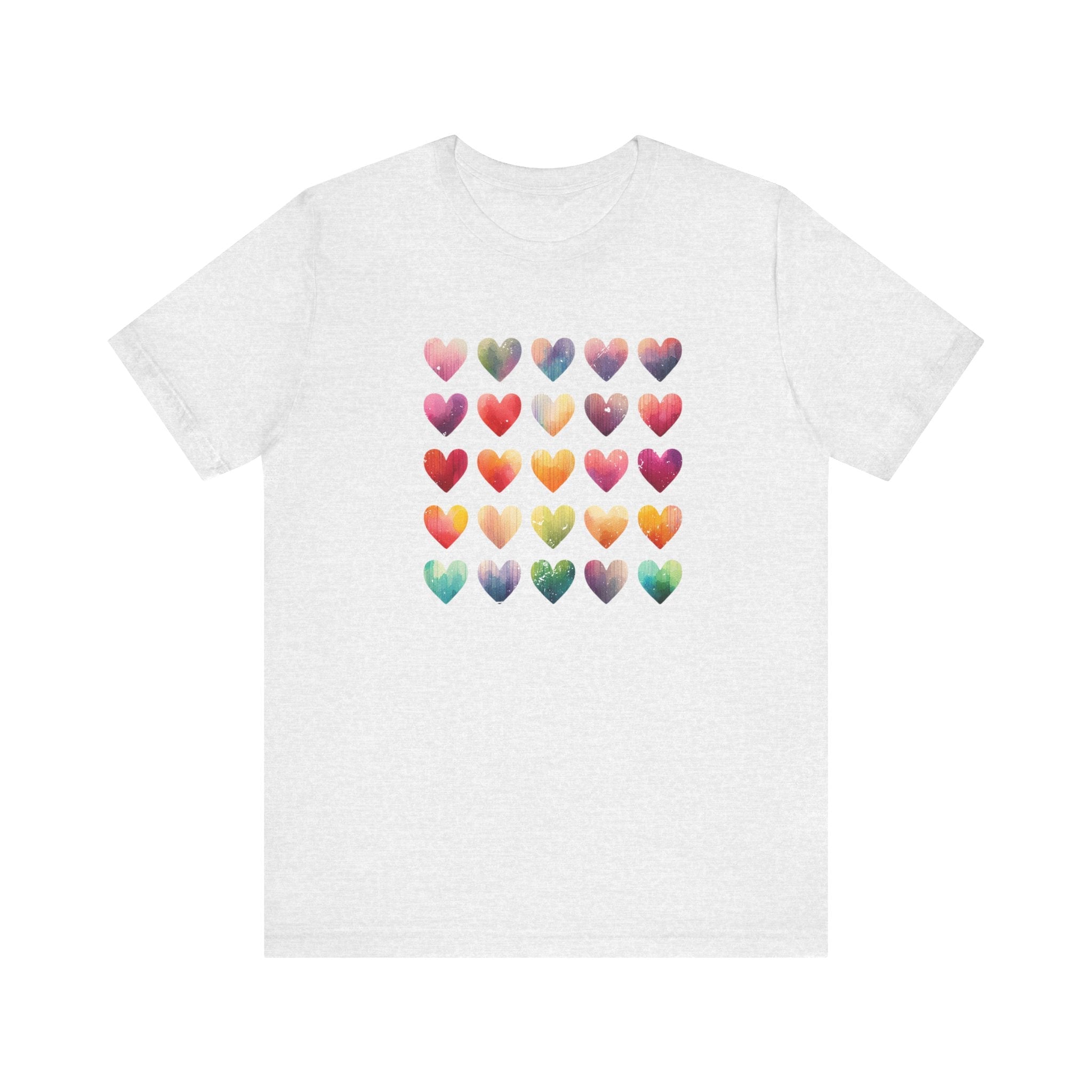 Boho Artsy Shirt, Watercolor Tee, Watercolor Heart Tee by PopCultureByDesign36