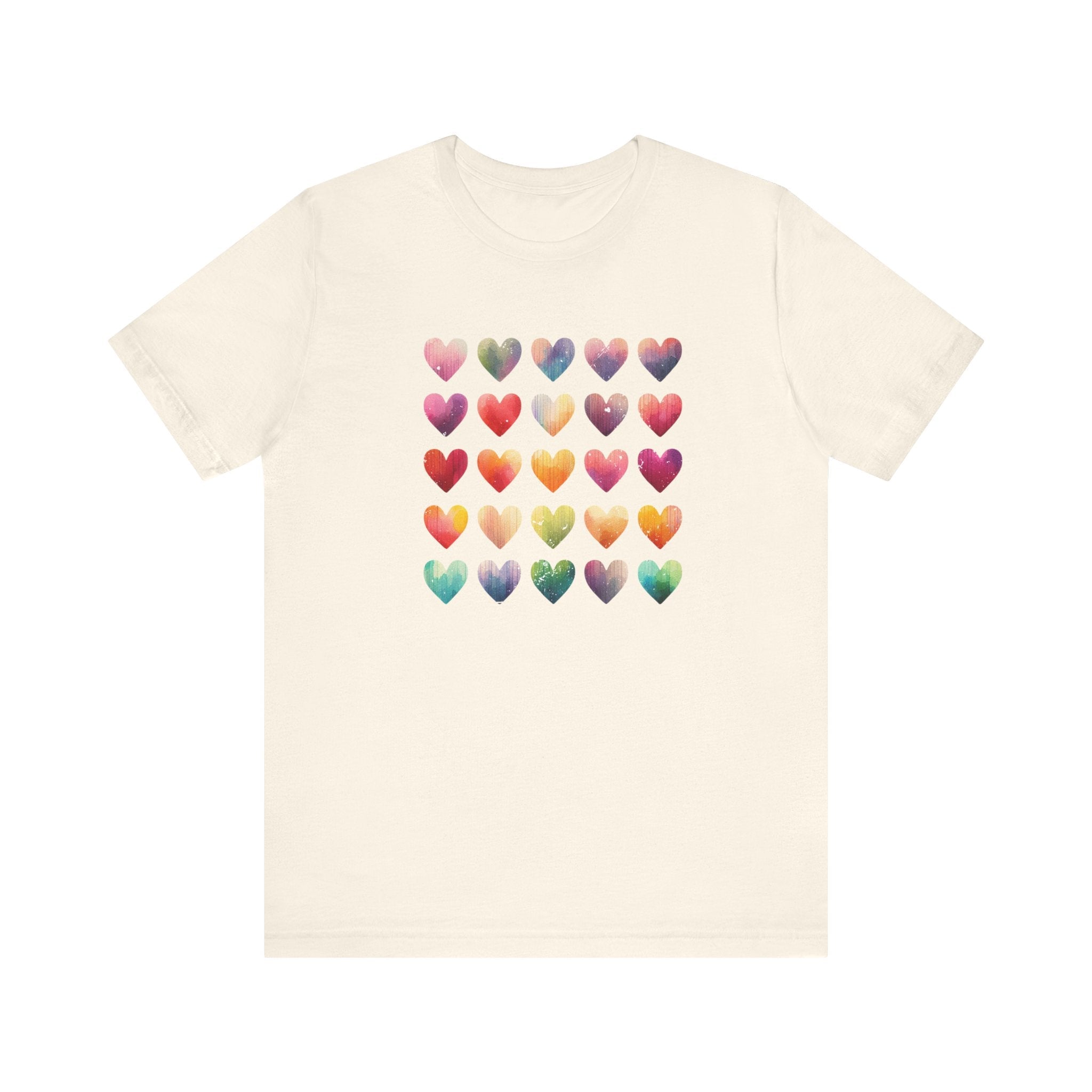 Boho Artsy Shirt, Watercolor Tee, Watercolor Heart Tee by PopCultureByDesign36
