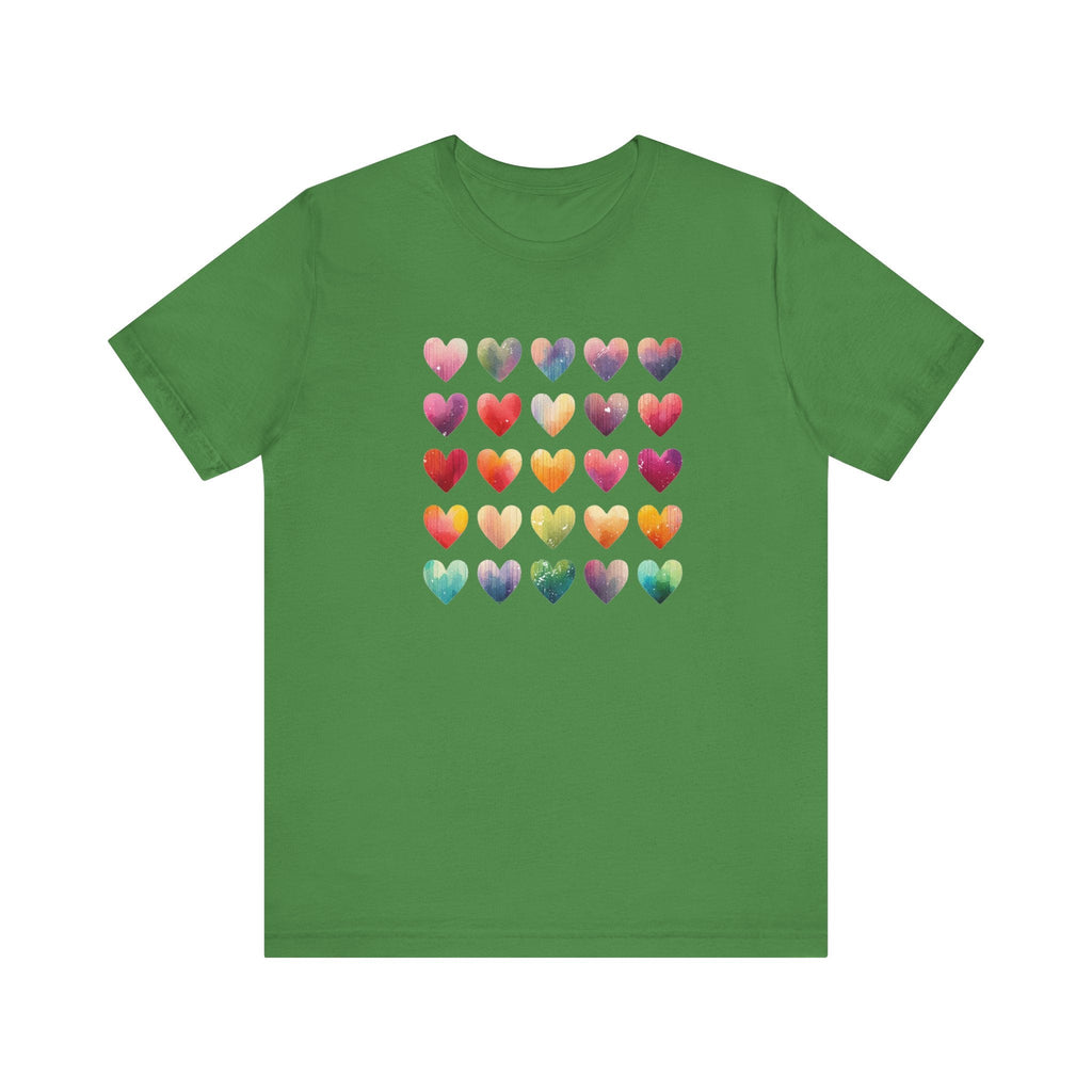 Boho Artsy Shirt, Watercolor Tee, Watercolor Heart Tee by PopCultureByDesign36