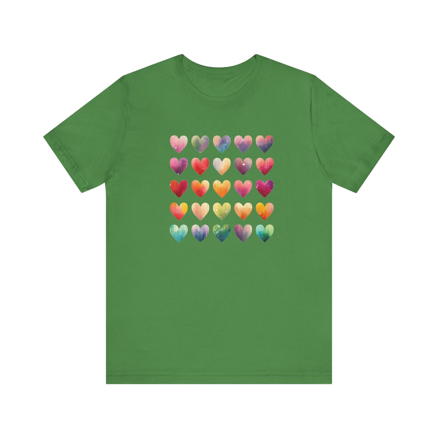 Boho Artsy Shirt, Watercolor Tee, Watercolor Heart Tee - Popbydesign