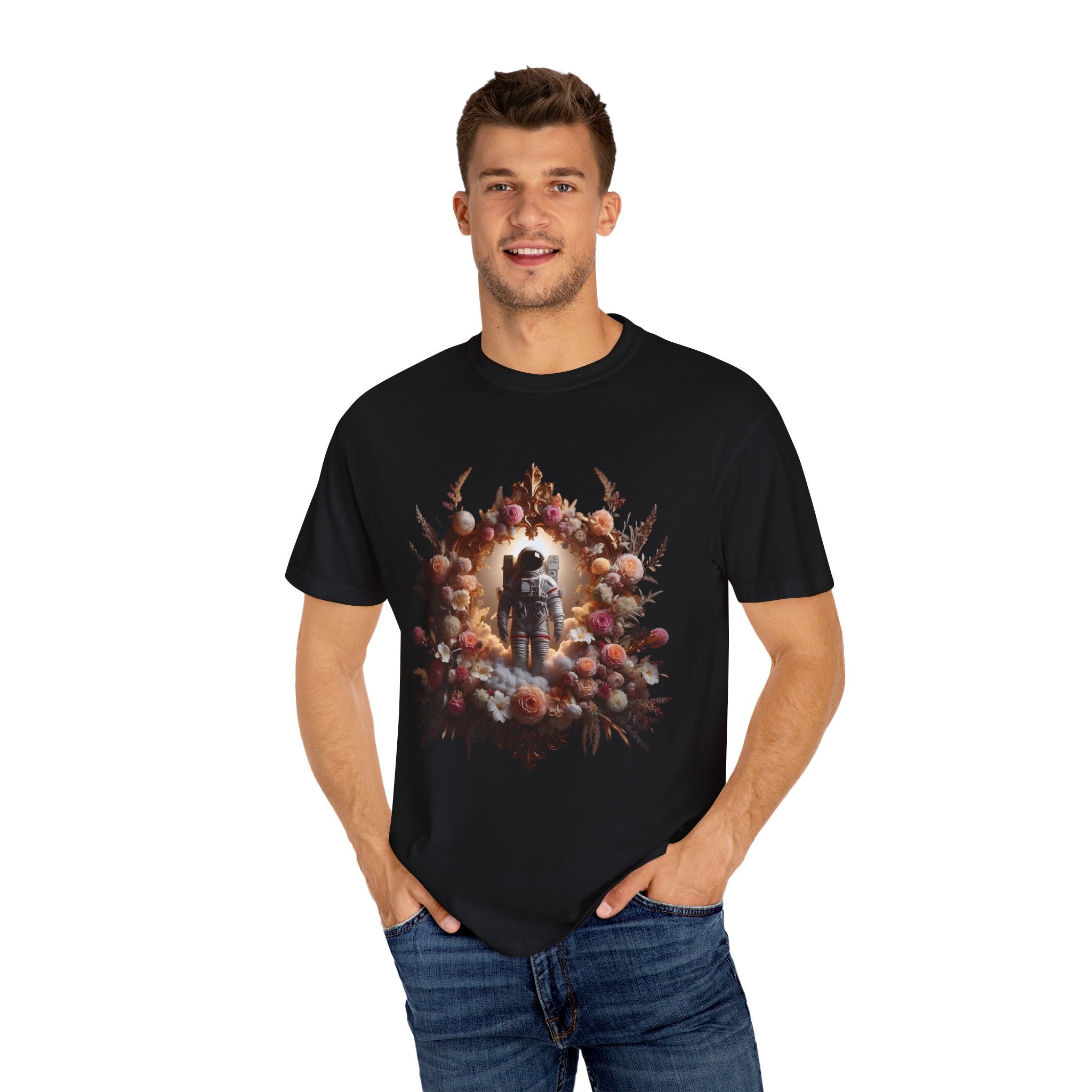 Boho Astronaut Shirt, Astronaut Shirt, Womens Space Shirt by Printify