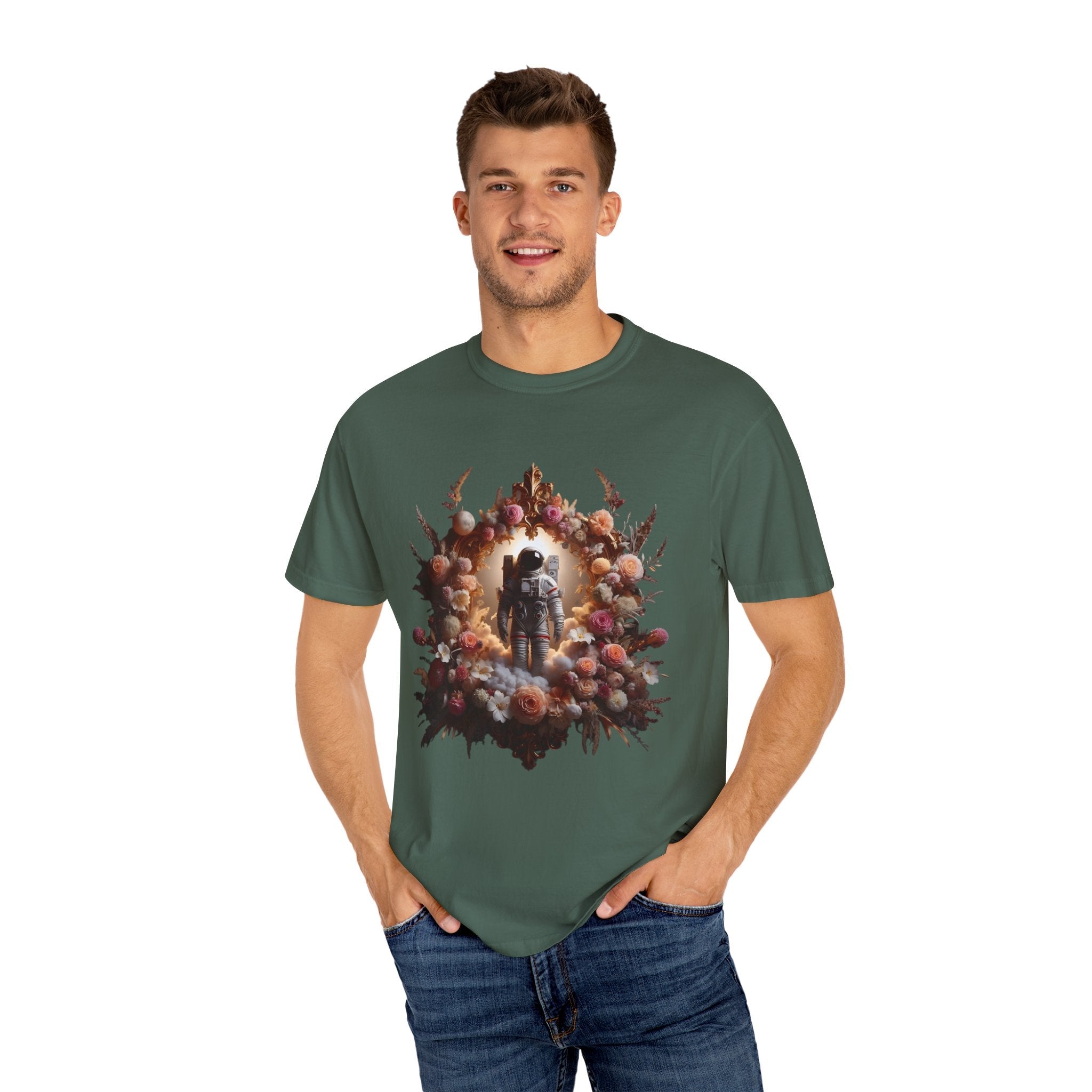 Boho Astronaut Shirt, Astronaut Shirt, Womens Space Shirt by Printify