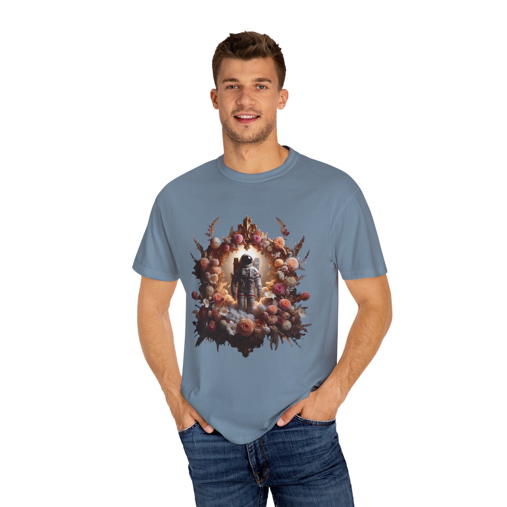 Boho Astronaut Shirt, Astronaut Shirt, Womens Space Shirt by Printify