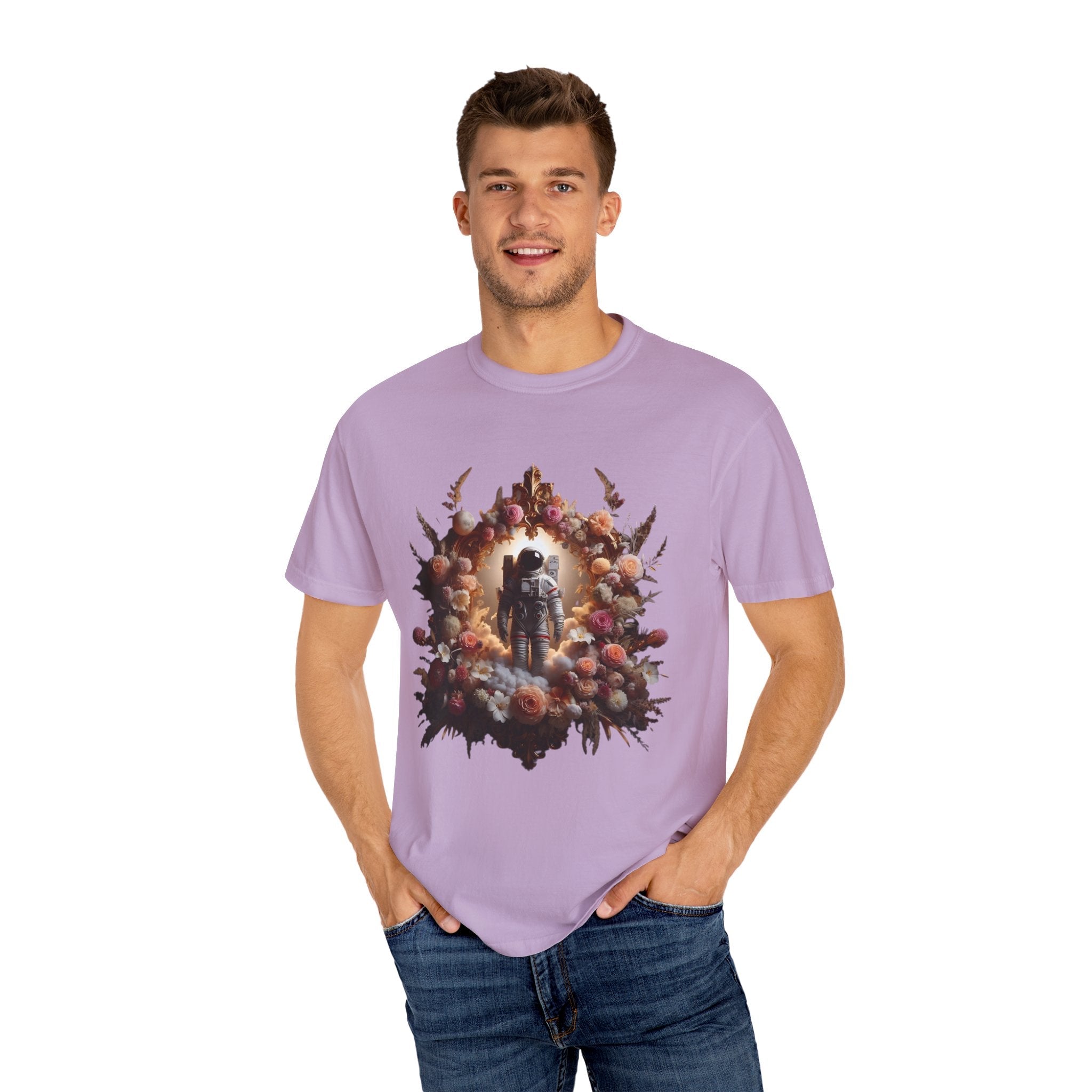Boho Astronaut Shirt, Astronaut Shirt, Womens Space Shirt by Printify