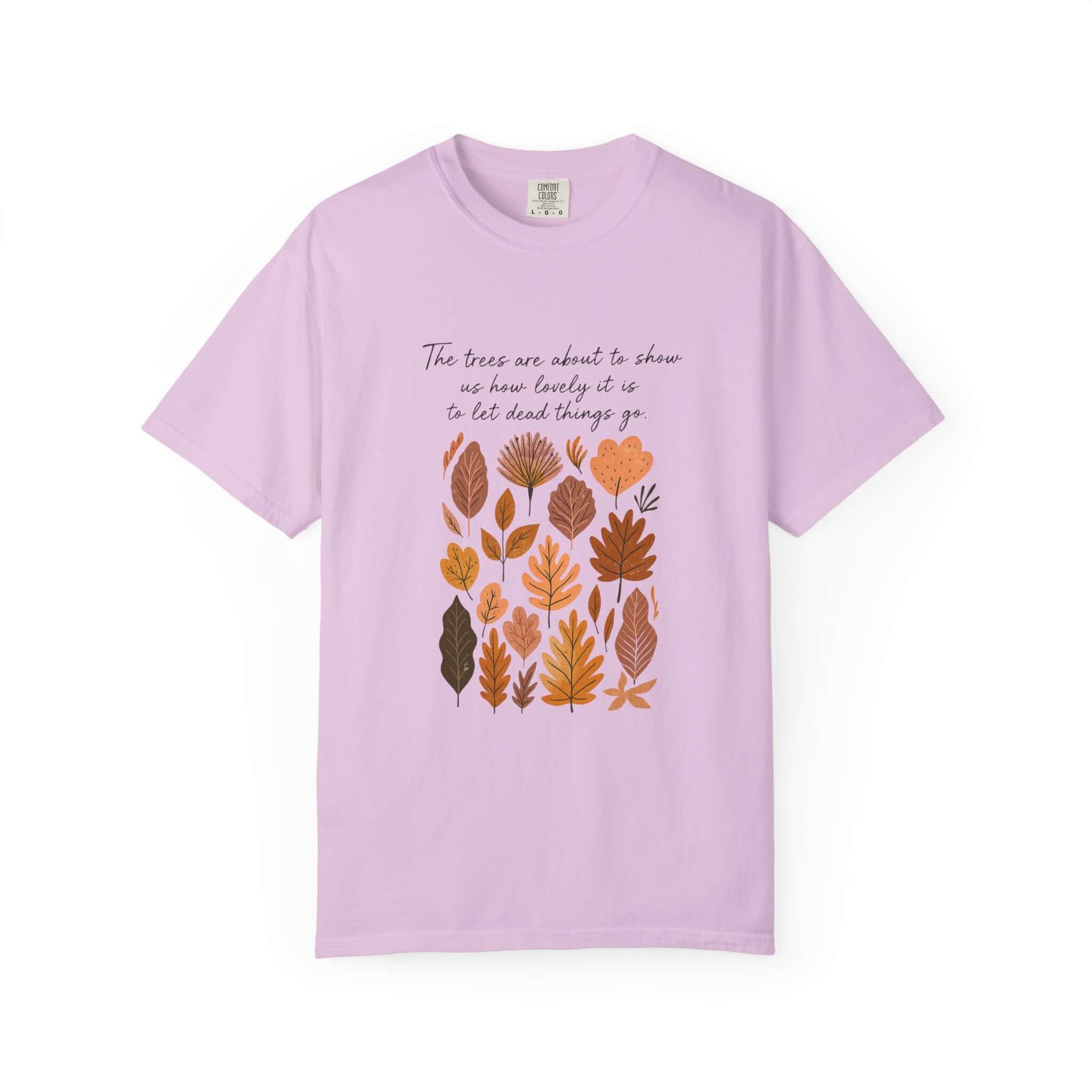 Boho Poem Fall Leaves T-shirt, Fall Shirt, Unisex Fall Top by PopCultureByDesign36