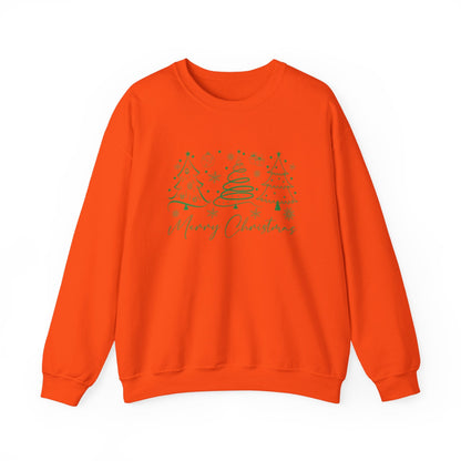 Boho Style Merry Christmas Sweatshirt, Cozy Christmas Outfit - Popbydesign