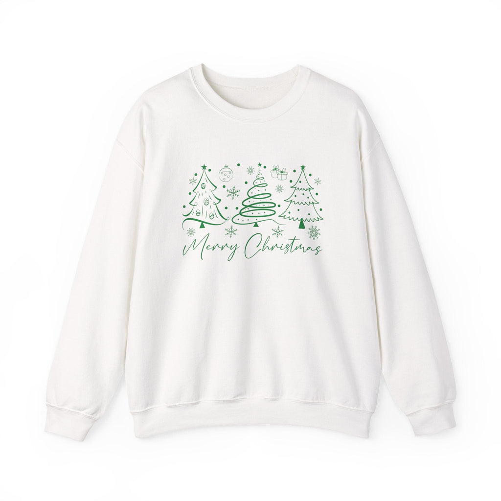 Boho Style Merry Christmas Sweatshirt, Cozy Christmas Outfit by PopCultureByDesign36