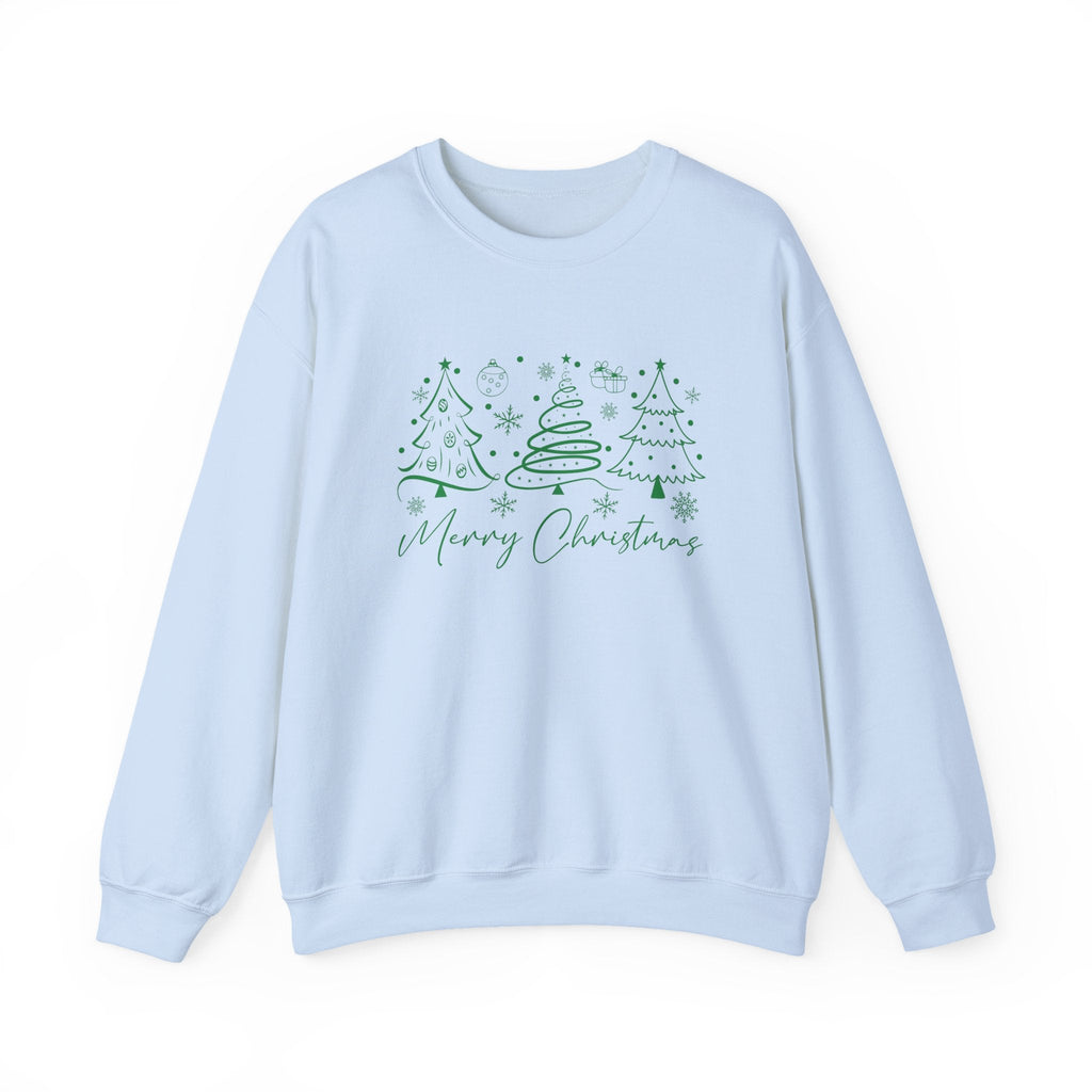 Boho Style Merry Christmas Sweatshirt, Cozy Christmas Outfit by PopCultureByDesign36
