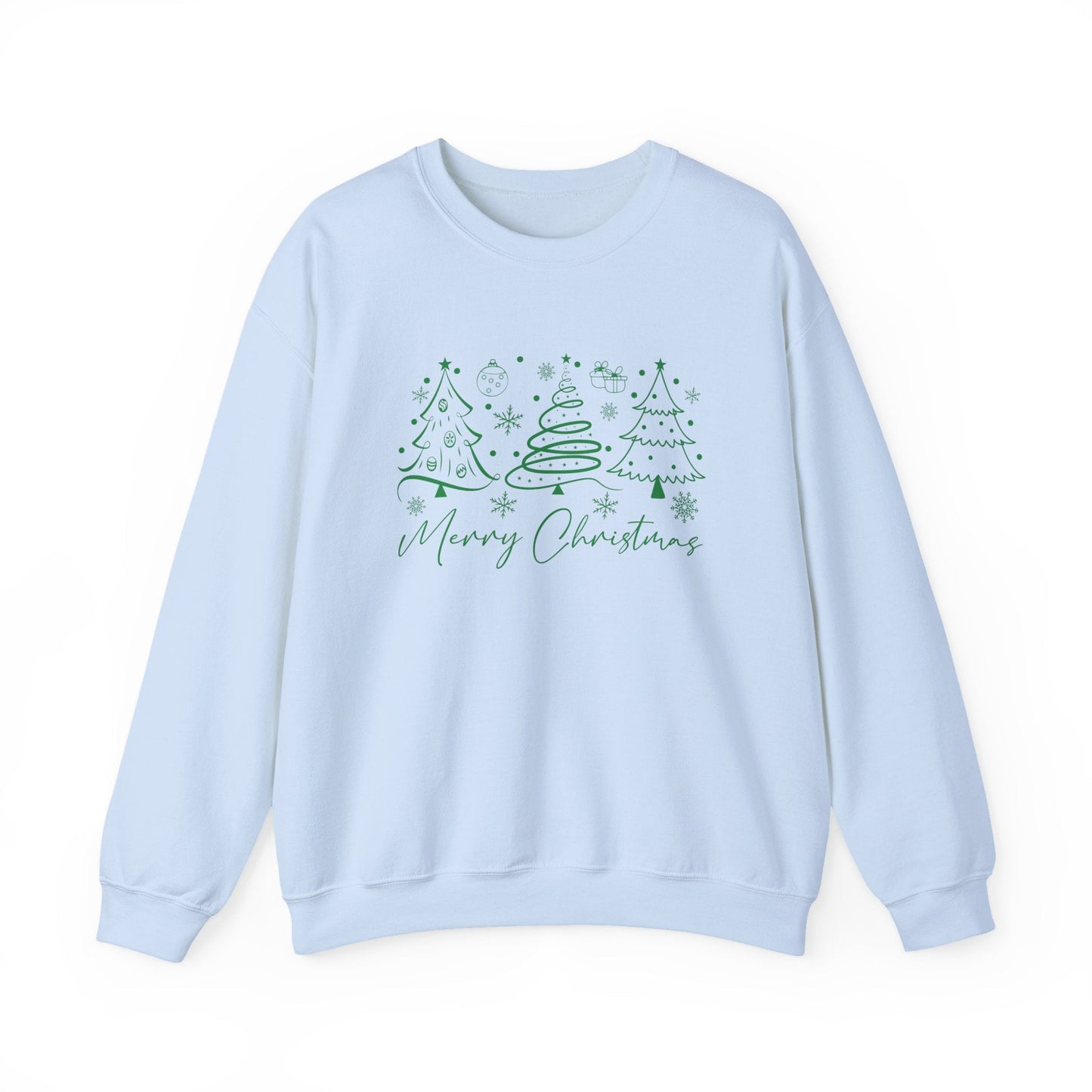 Boho Style Merry Christmas Sweatshirt, Cozy Christmas Outfit - Popbydesign