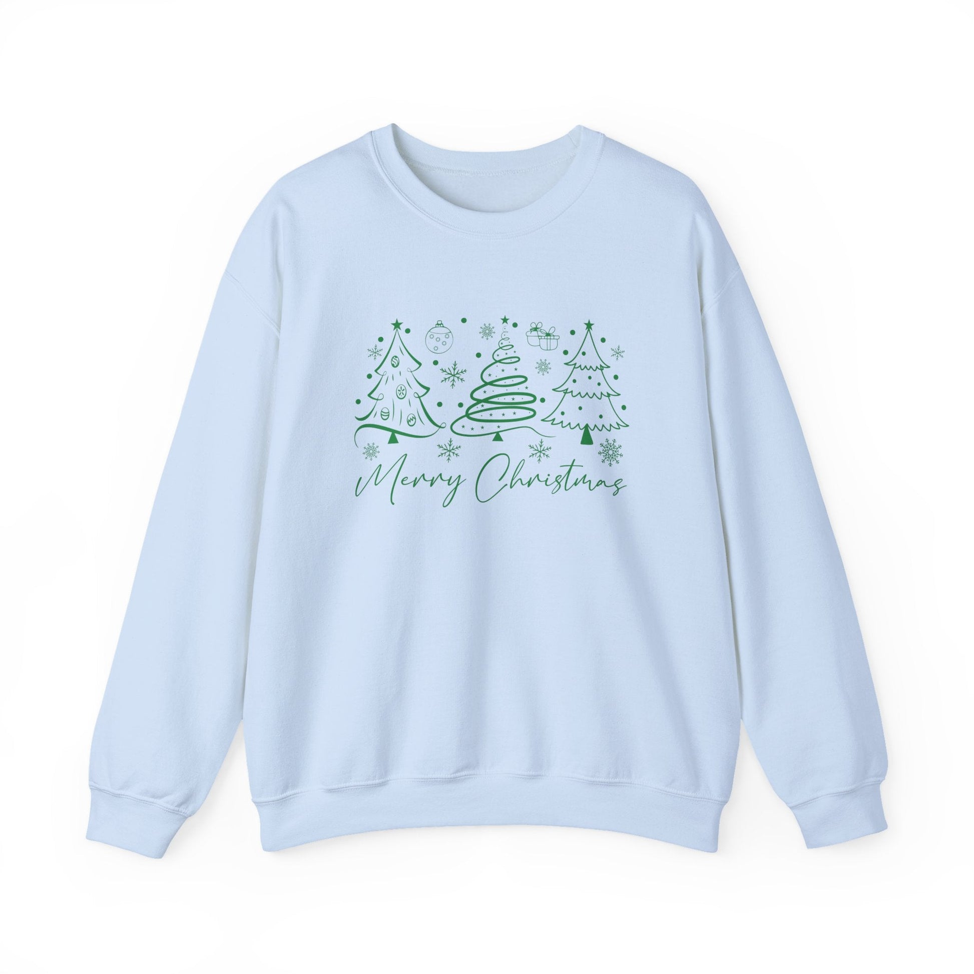 Boho Style Merry Christmas Sweatshirt, Cozy Christmas Outfit - Popbydesign