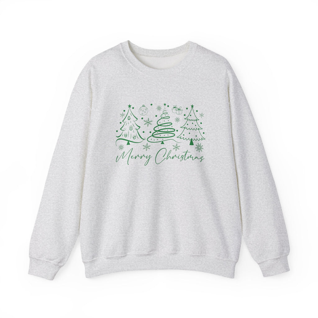 Boho Style Merry Christmas Sweatshirt, Cozy Christmas Outfit by PopCultureByDesign36