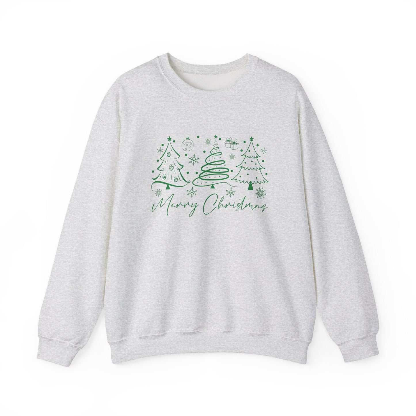 Boho Style Merry Christmas Sweatshirt, Cozy Christmas Outfit - Popbydesign